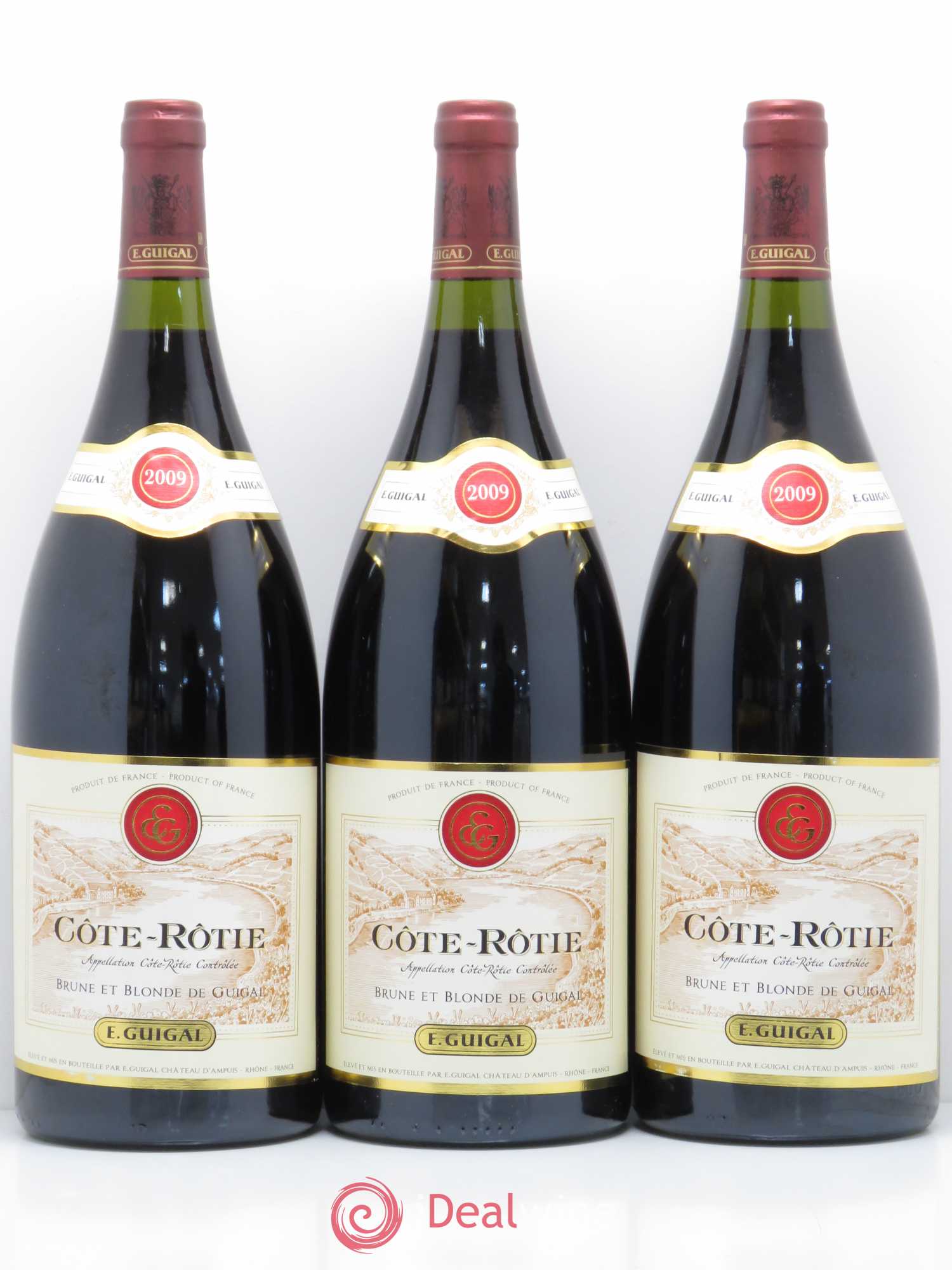 Côte-Rôtie Côtes Brune et Blonde Guigal 2009 - Lot de 3 magnums - 0