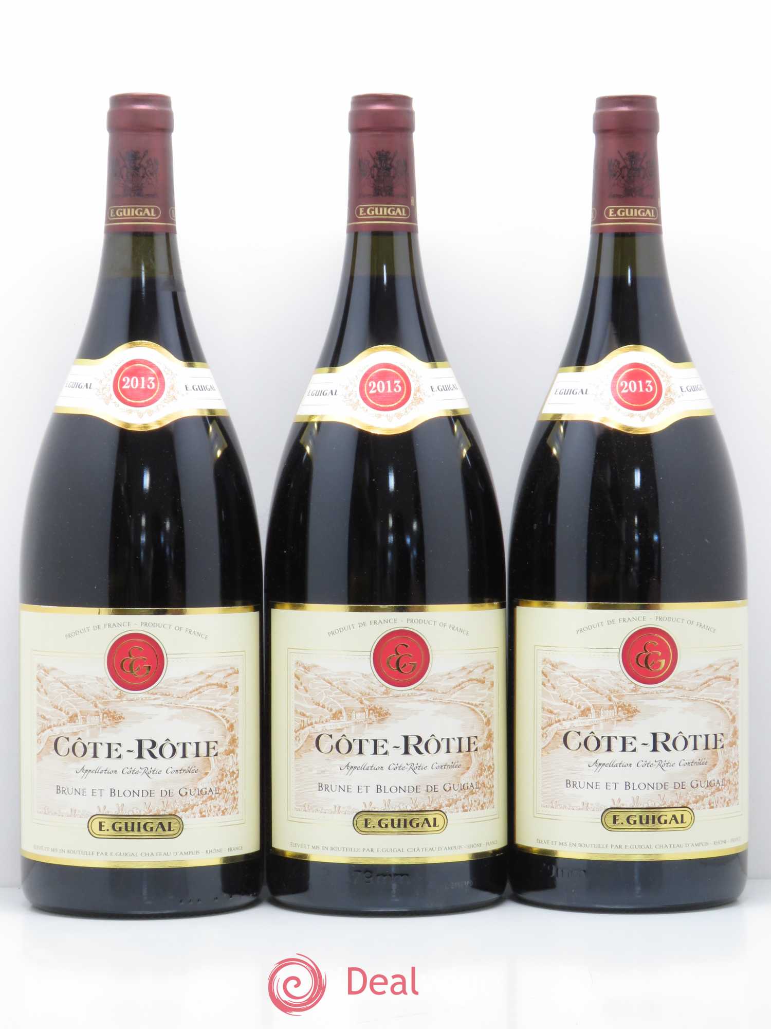 Côte-Rôtie Côtes Brune et Blonde Guigal 2013 - Lot de 3 magnums - 0