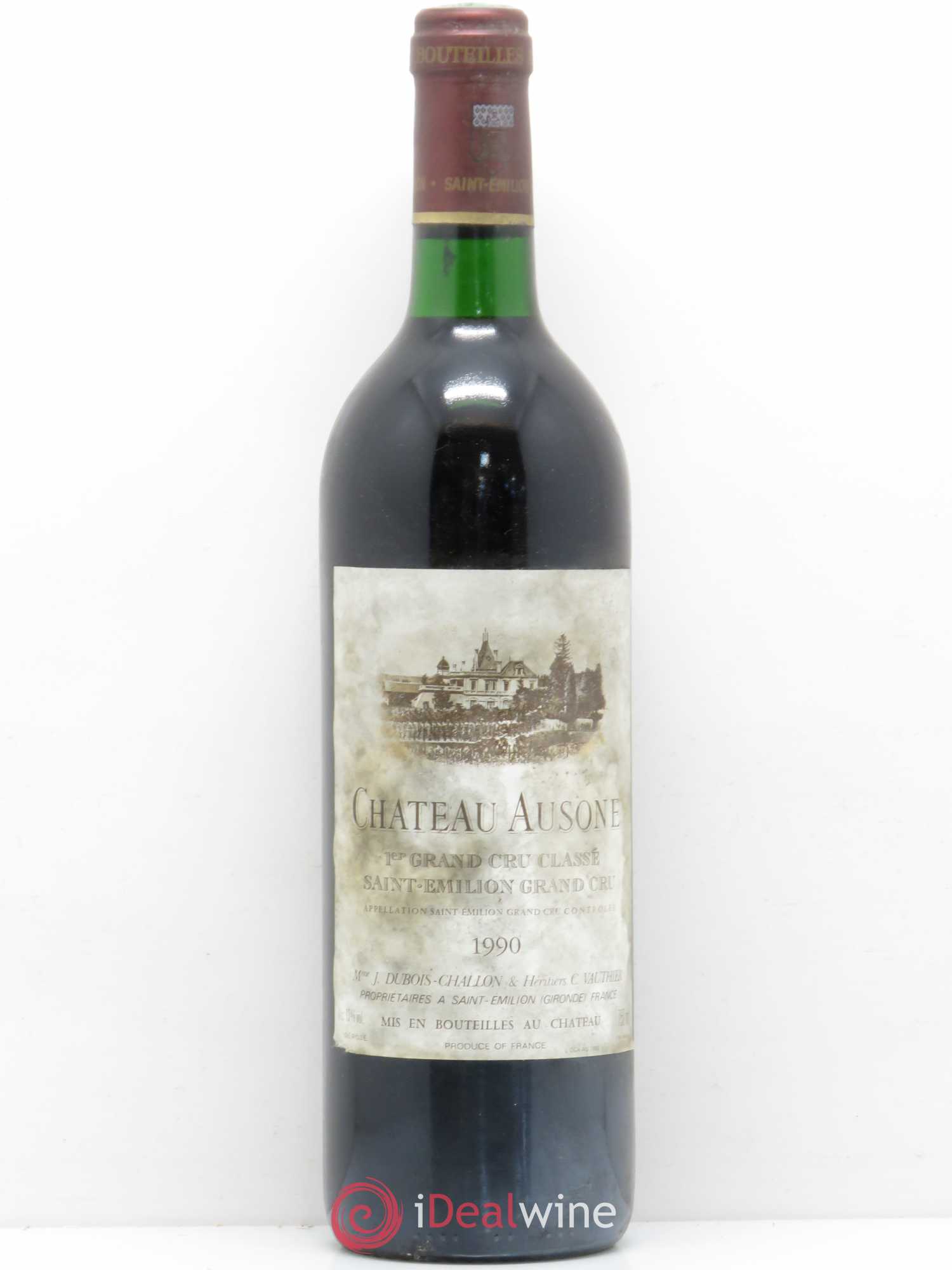 Château Ausone 1er Grand Cru Classé A 1990 - Lot de 1 bouteille - 0