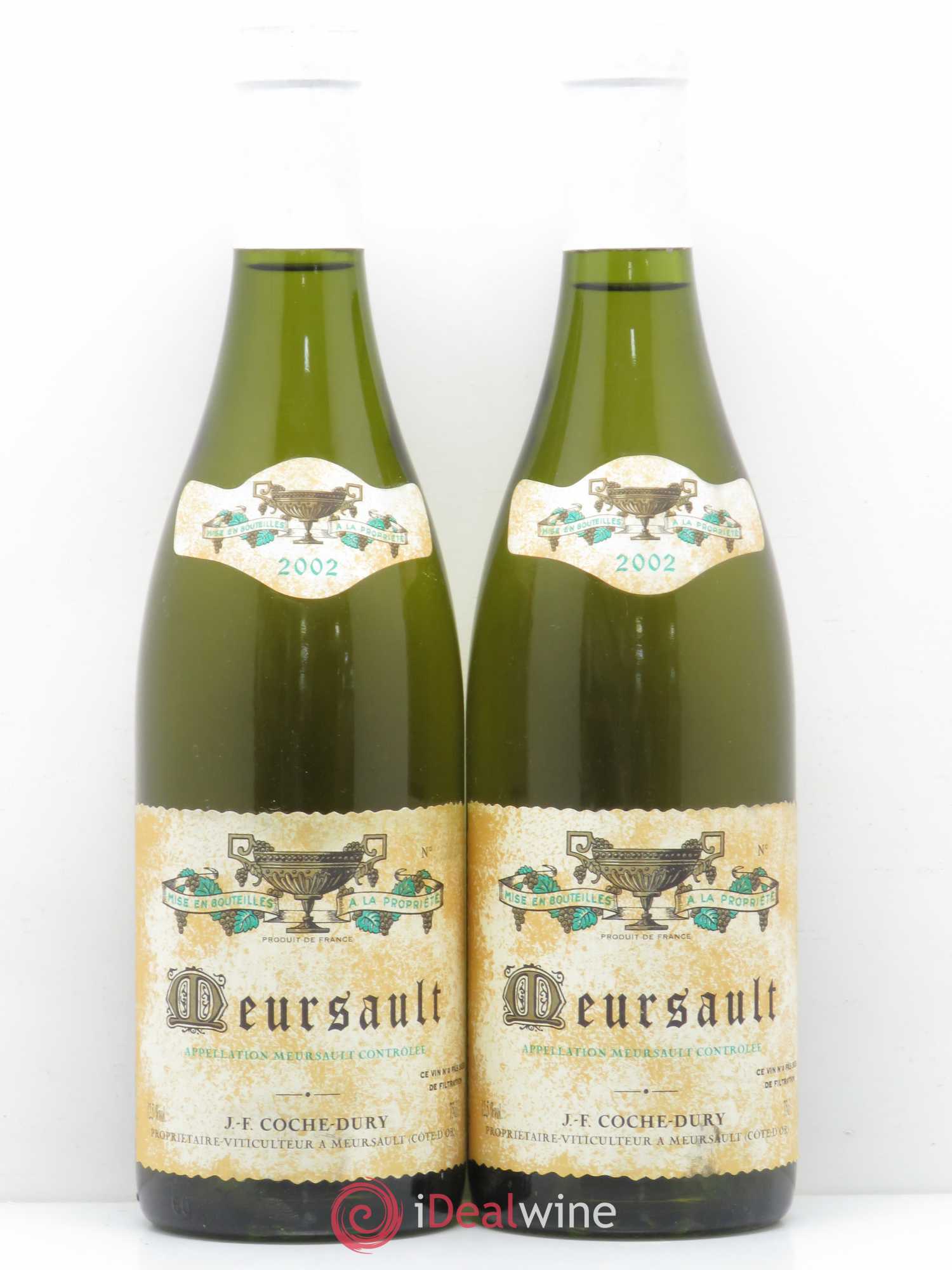 Meursault Coche Dury (Domaine) 2002 - Lot de 2 bouteilles - 0