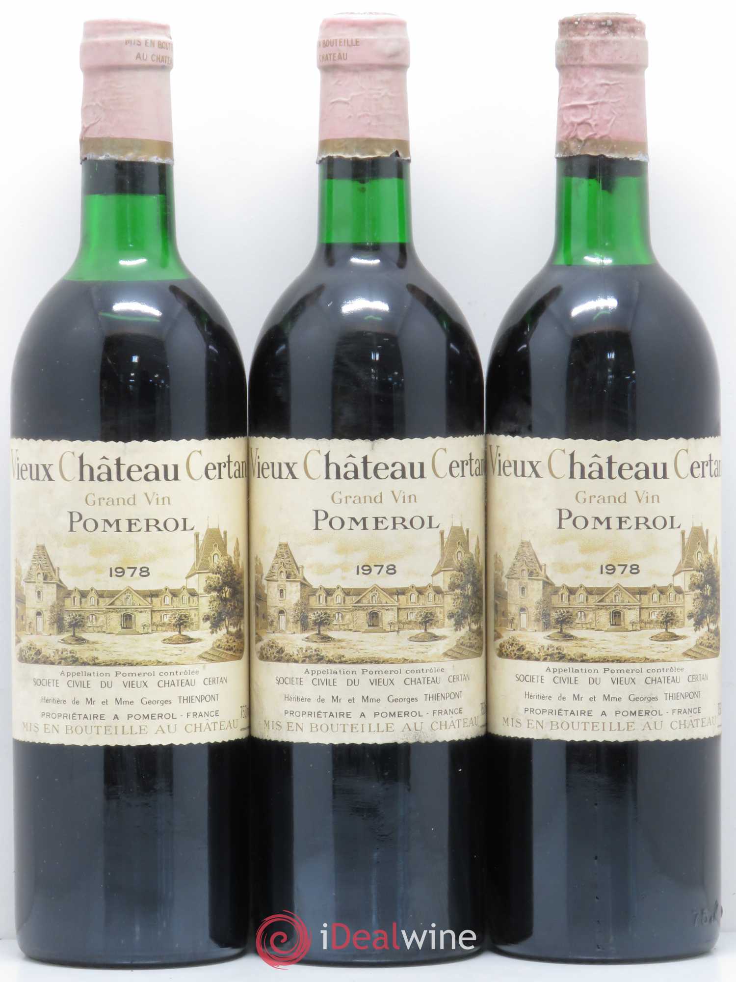 Vieux Château Certan 1978 - Lot de 6 bouteilles - 1