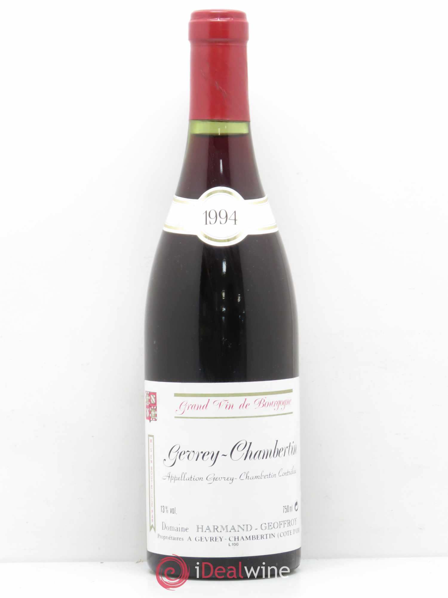 Gevrey-Chambertin Harmand-Geoffroy (Domaine) 1994 - Lot de 1 bouteille - 0