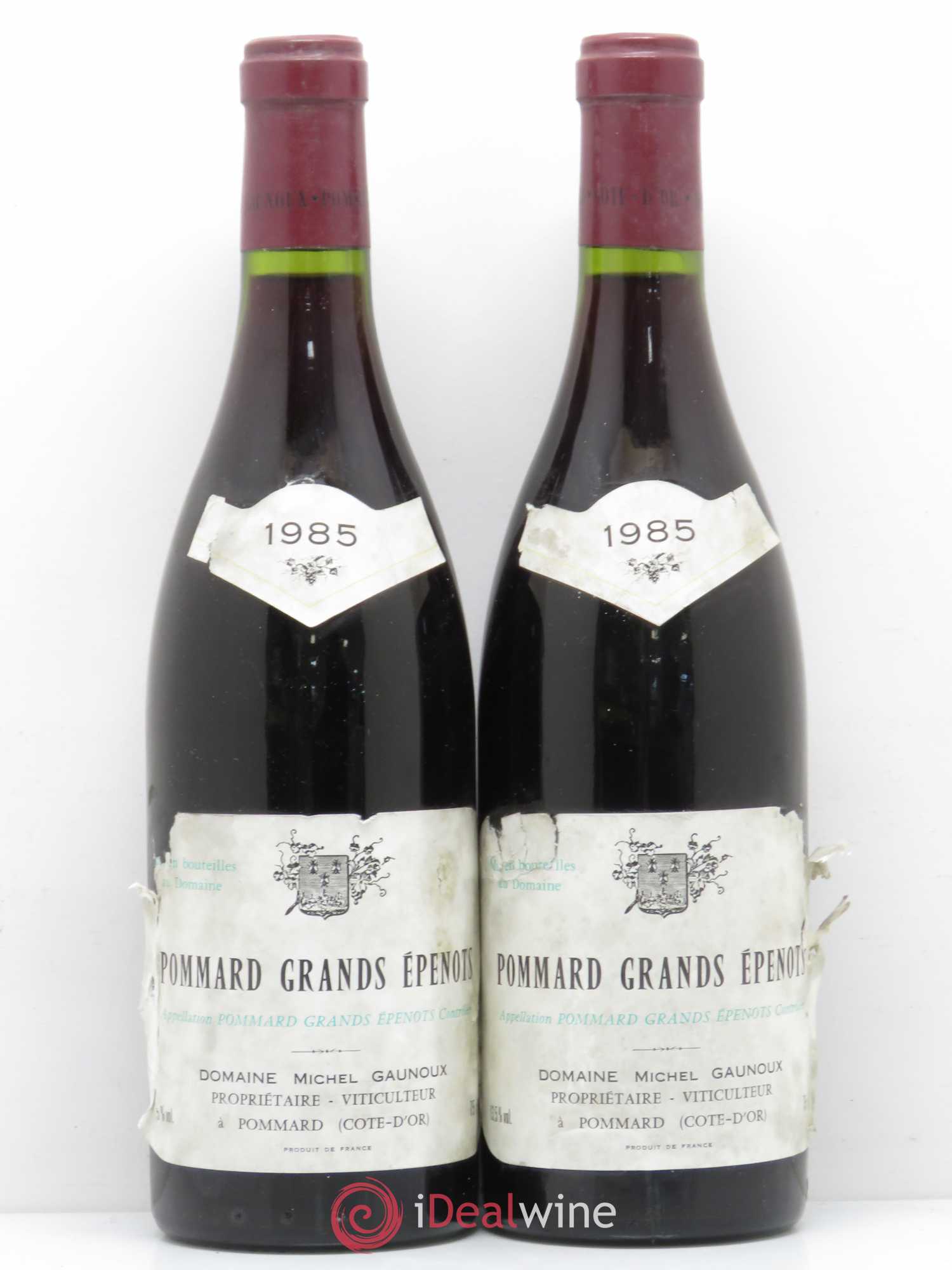 Pommard 1er Cru Grands Epenots Michel Gaunoux 1985 - Lot de 2 bouteilles - 0