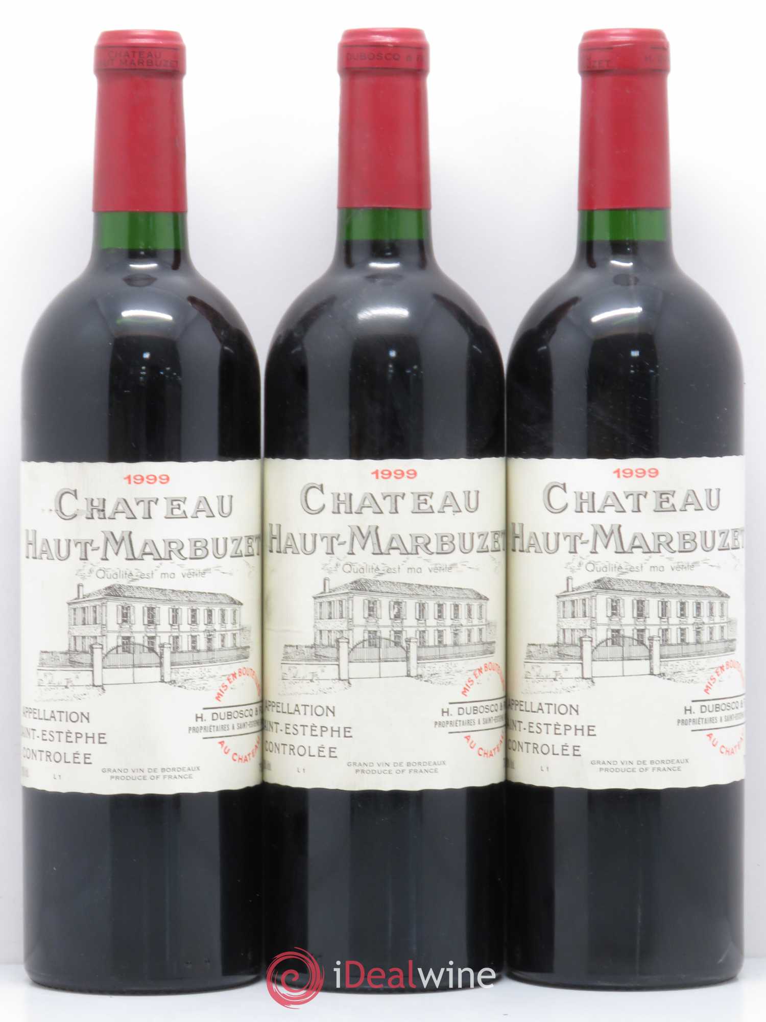 Château Haut Marbuzet 1999 - Lot de 5 bouteilles - 1