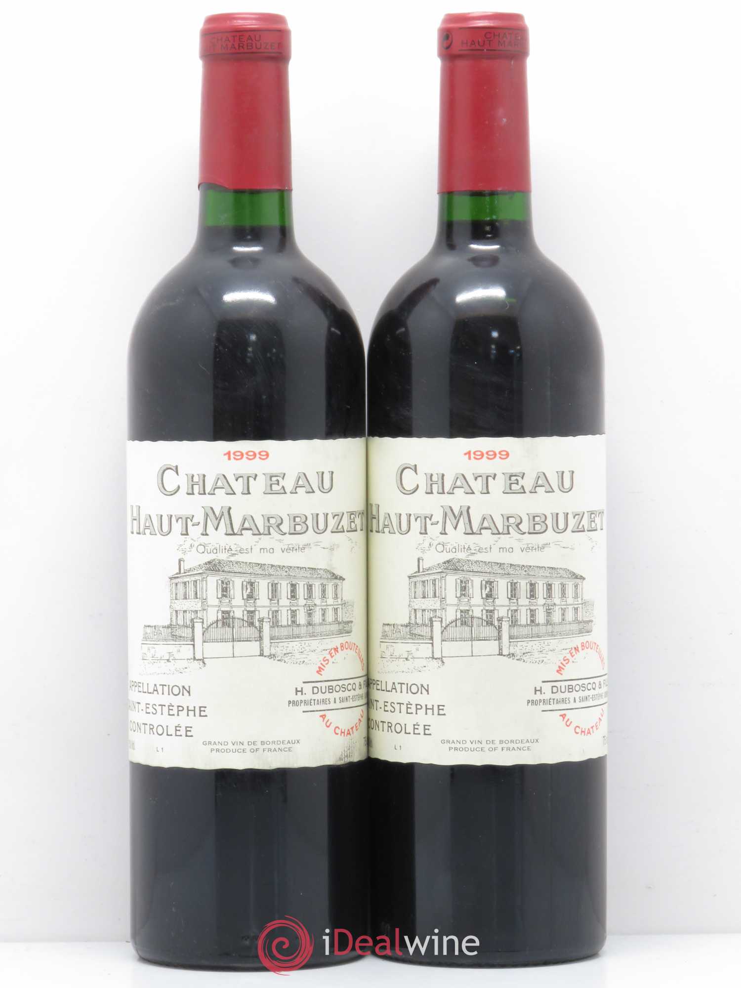 Château Haut Marbuzet 1999 - Lot de 5 bouteilles - 2