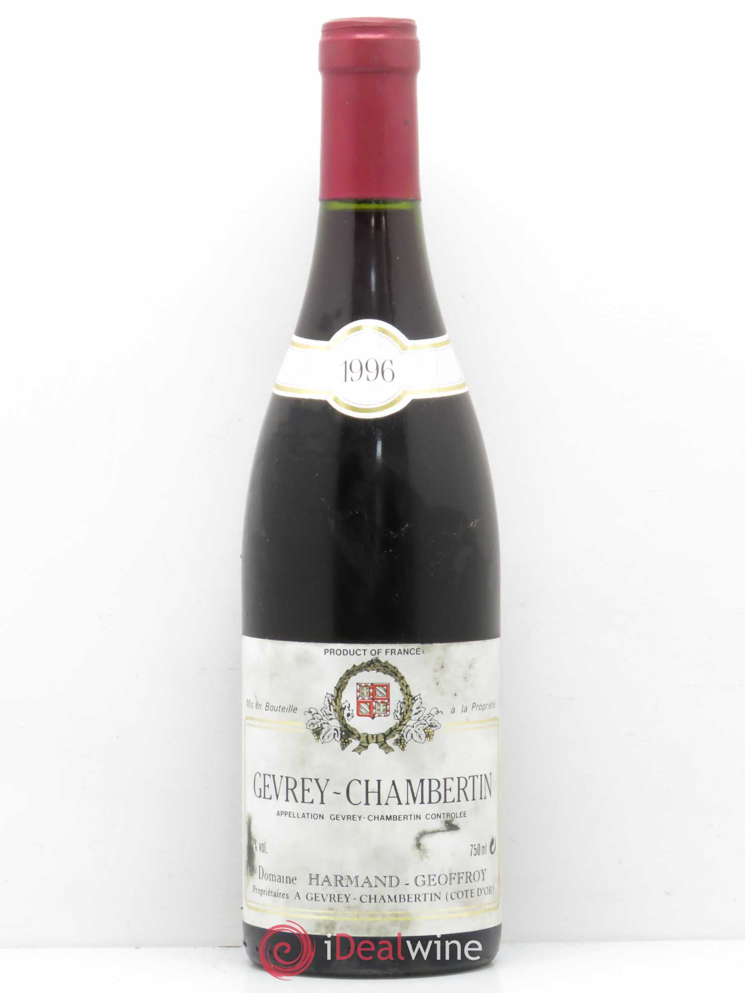 Gevrey-Chambertin Harmand-Geoffroy (Domaine) 1996 - Lot de 1 bouteille - 0