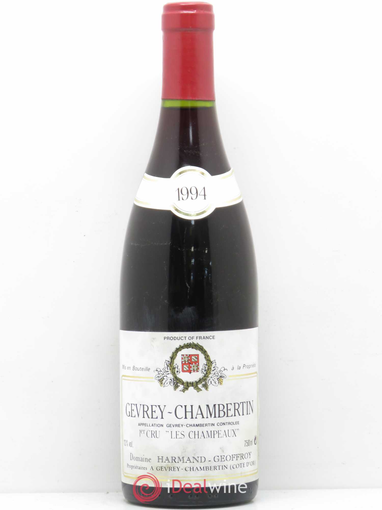 Gevrey-Chambertin 1er Cru Champeaux Domaine Harmand Geoffroy 1994 - Posten von 1 Flasche - 0