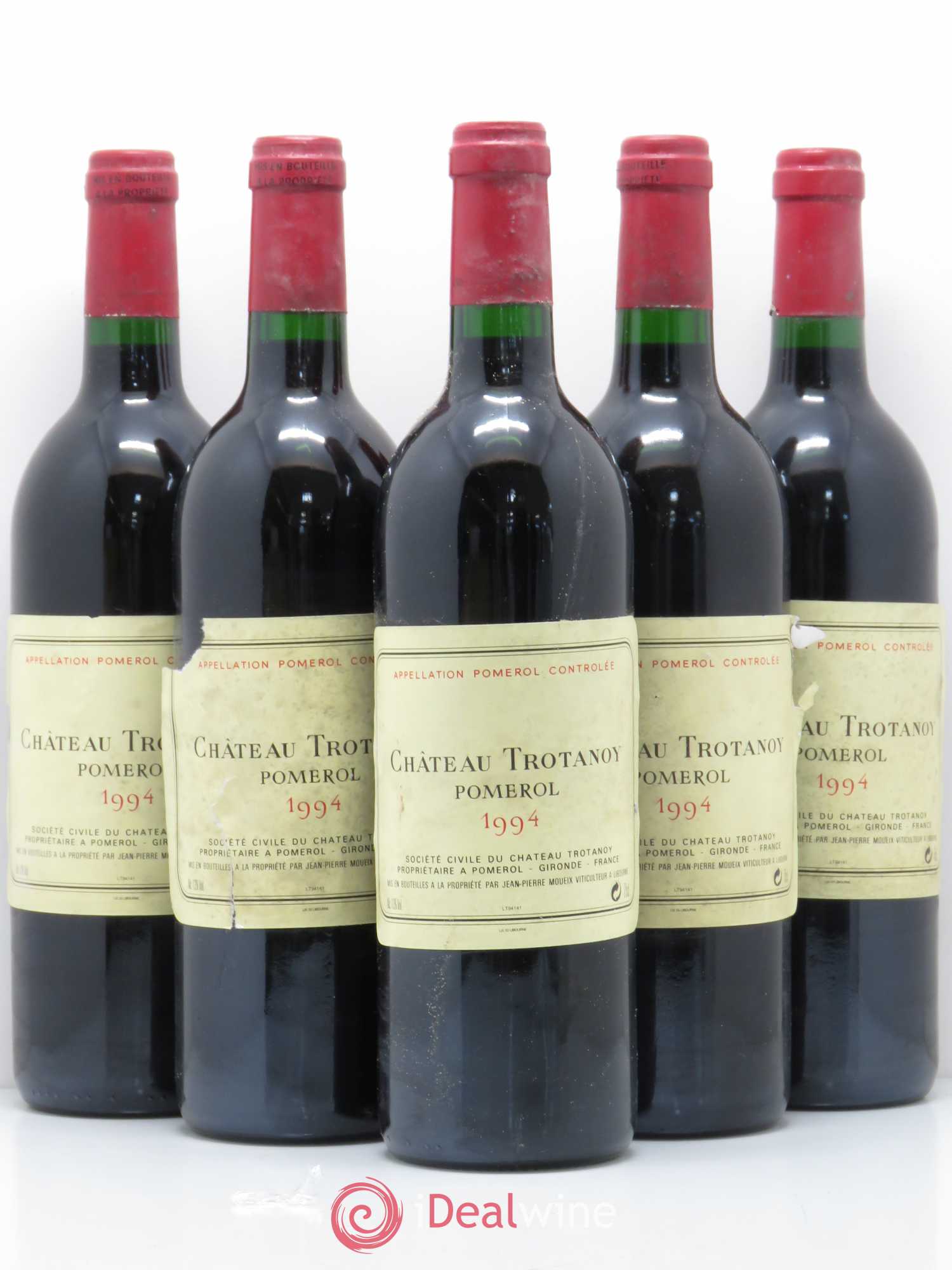 Château Trotanoy 1994 - Lot de 5 bouteilles - 0