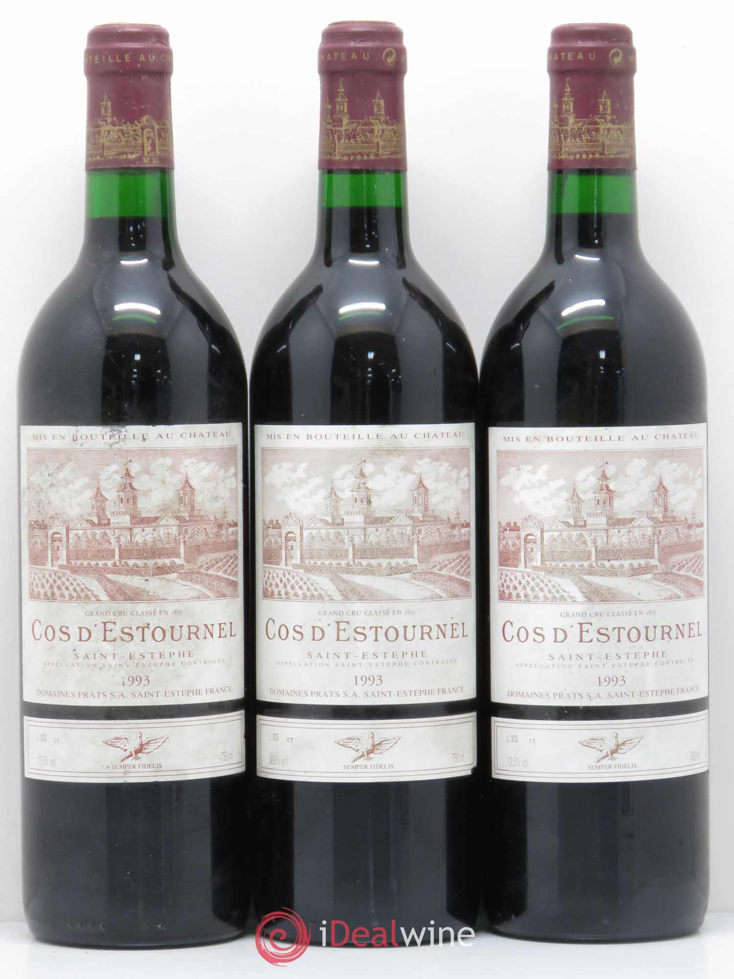Cos d'Estournel 2ème Grand Cru Classé 1993 - Lot de 6 bouteilles - 1