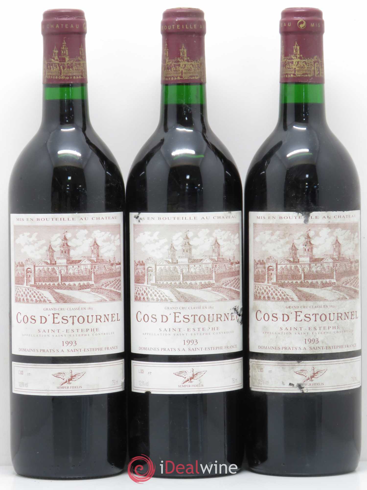 Cos d'Estournel 2ème Grand Cru Classé 1993 - Lot de 6 bouteilles - 2