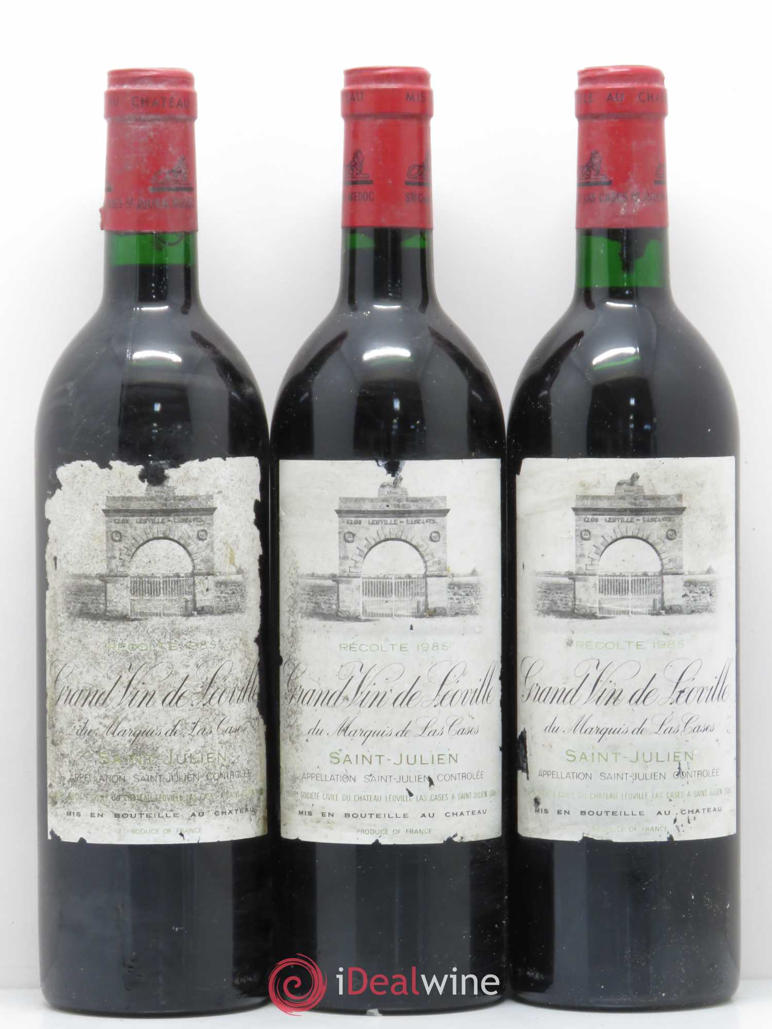 Château Léoville Las Cases 2ème Grand Cru Classé 1985 - Lot de 12 bouteilles - 1