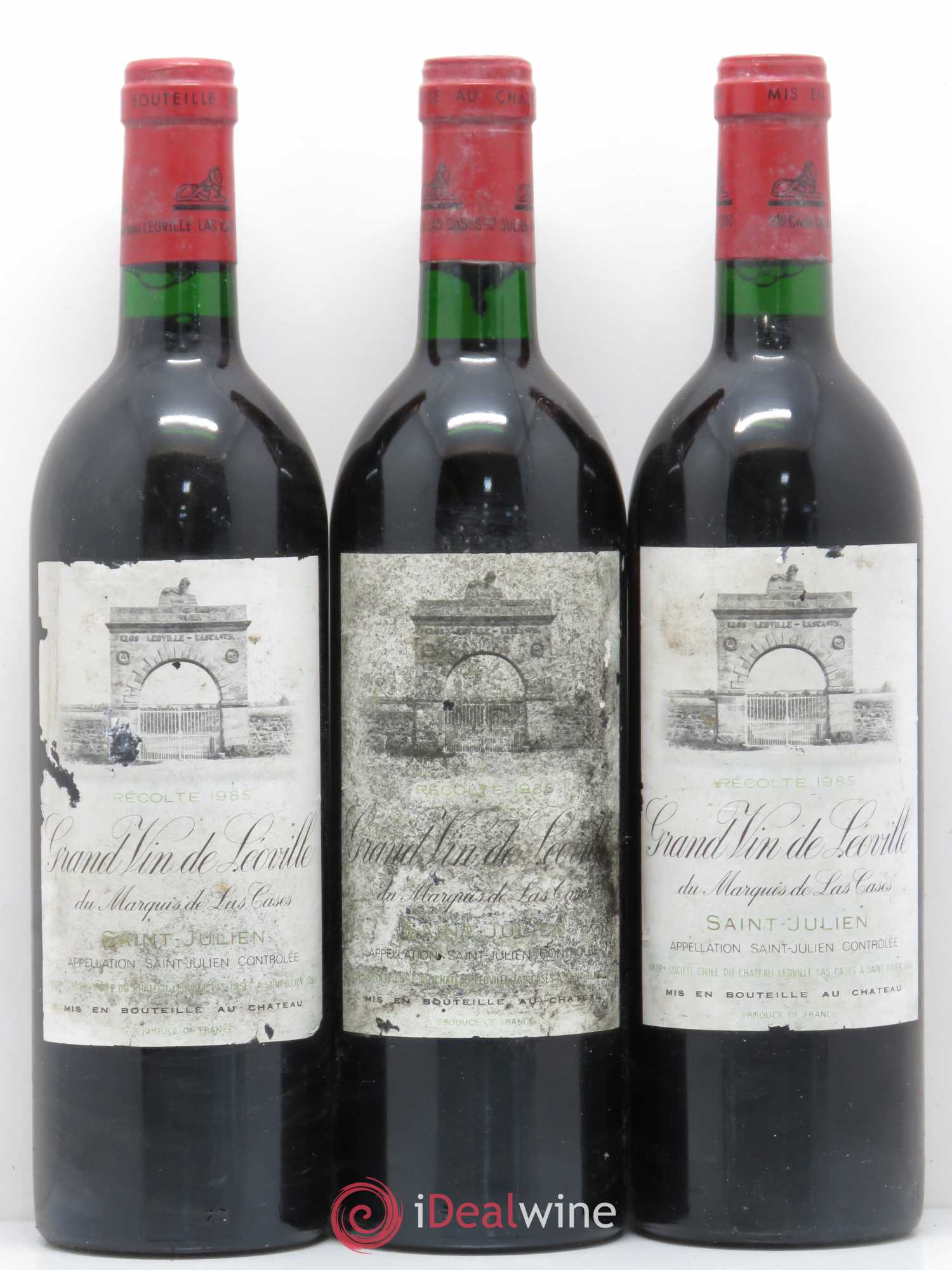 Château Léoville Las Cases 2ème Grand Cru Classé 1985 - Lot de 12 bouteilles - 4