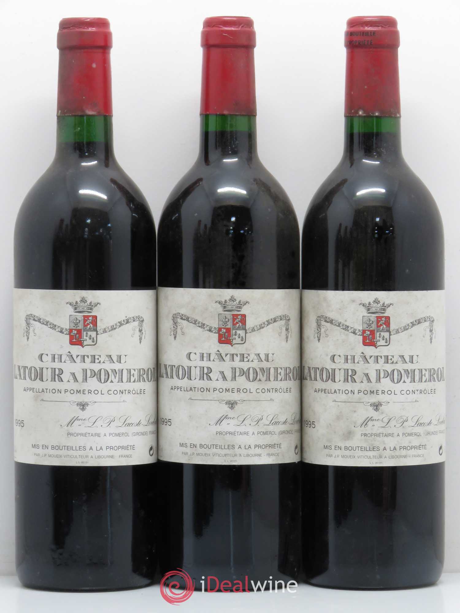 Château Latour à Pomerol 1995 - Lot de 12 bouteilles - 1
