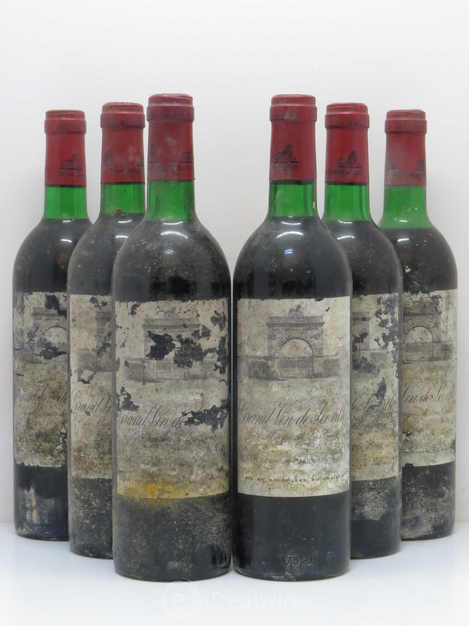 Château Léoville Las Cases 2ème Grand Cru Classé 1978 - Lot de 6 bouteilles - 0