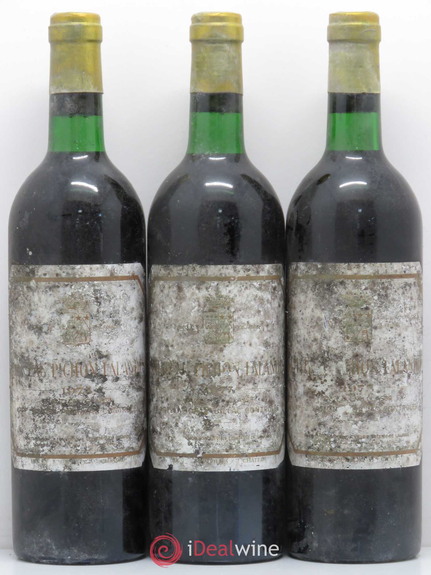 Château Pichon Longueville Comtesse de Lalande 2ème Grand Cru Classé 1975 - Lot de 6 bouteilles - 2