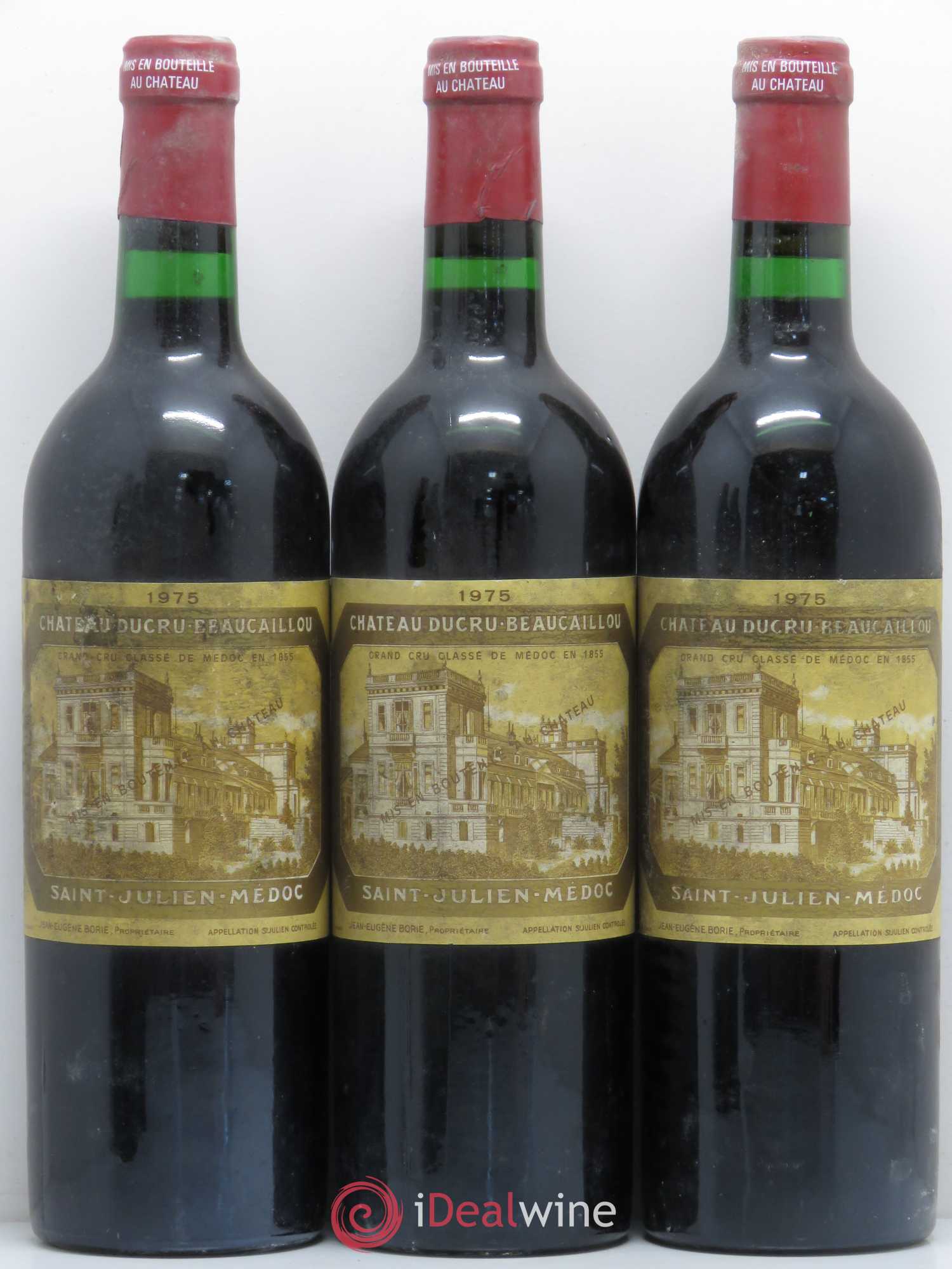 Château Ducru Beaucaillou 2ème Grand Cru Classé 1975 - Lot de 5 bouteilles - 1