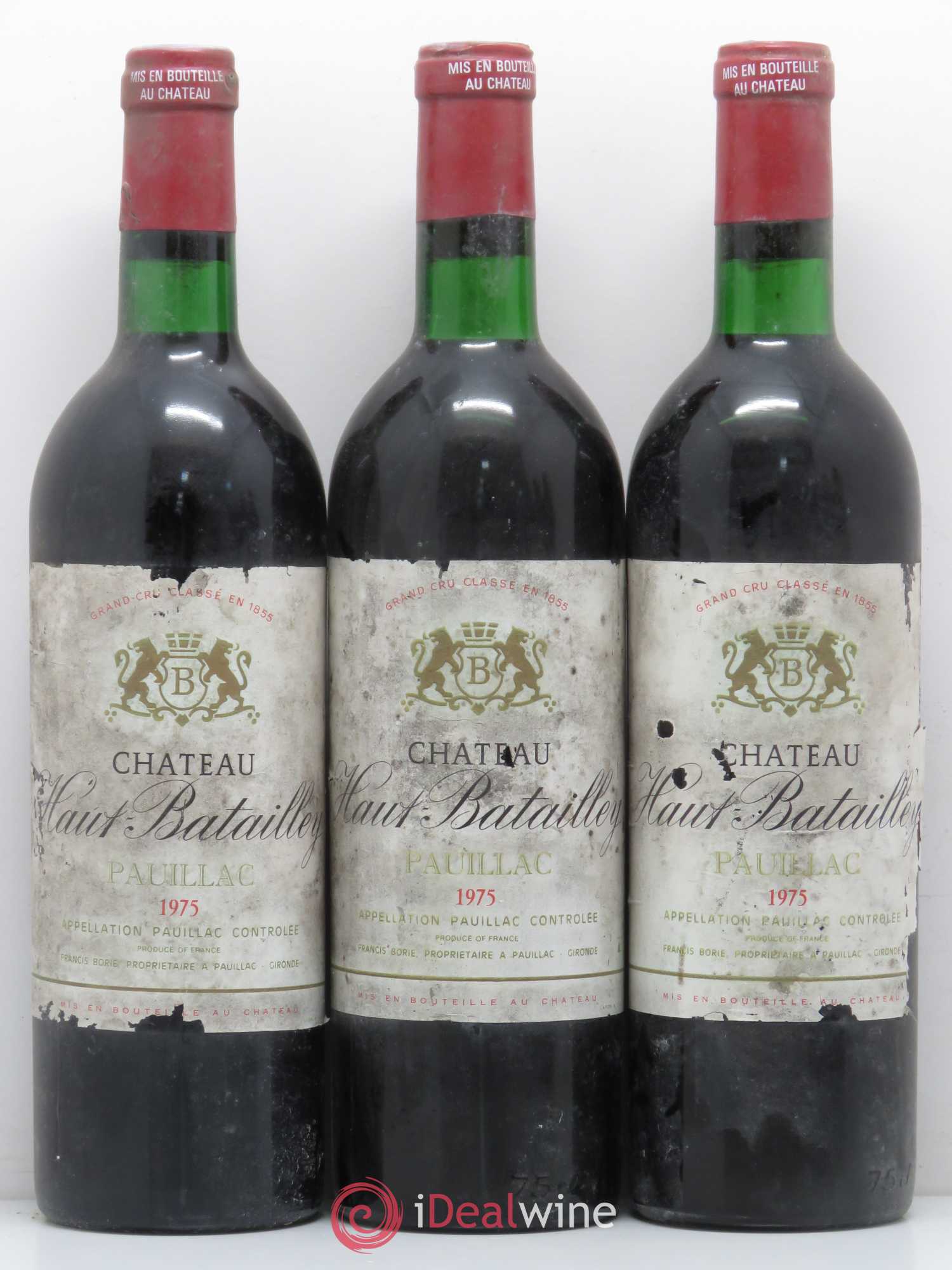 Château Haut Batailley 5ème Grand Cru Classé 1975 - Lot de 12 bouteilles - 4