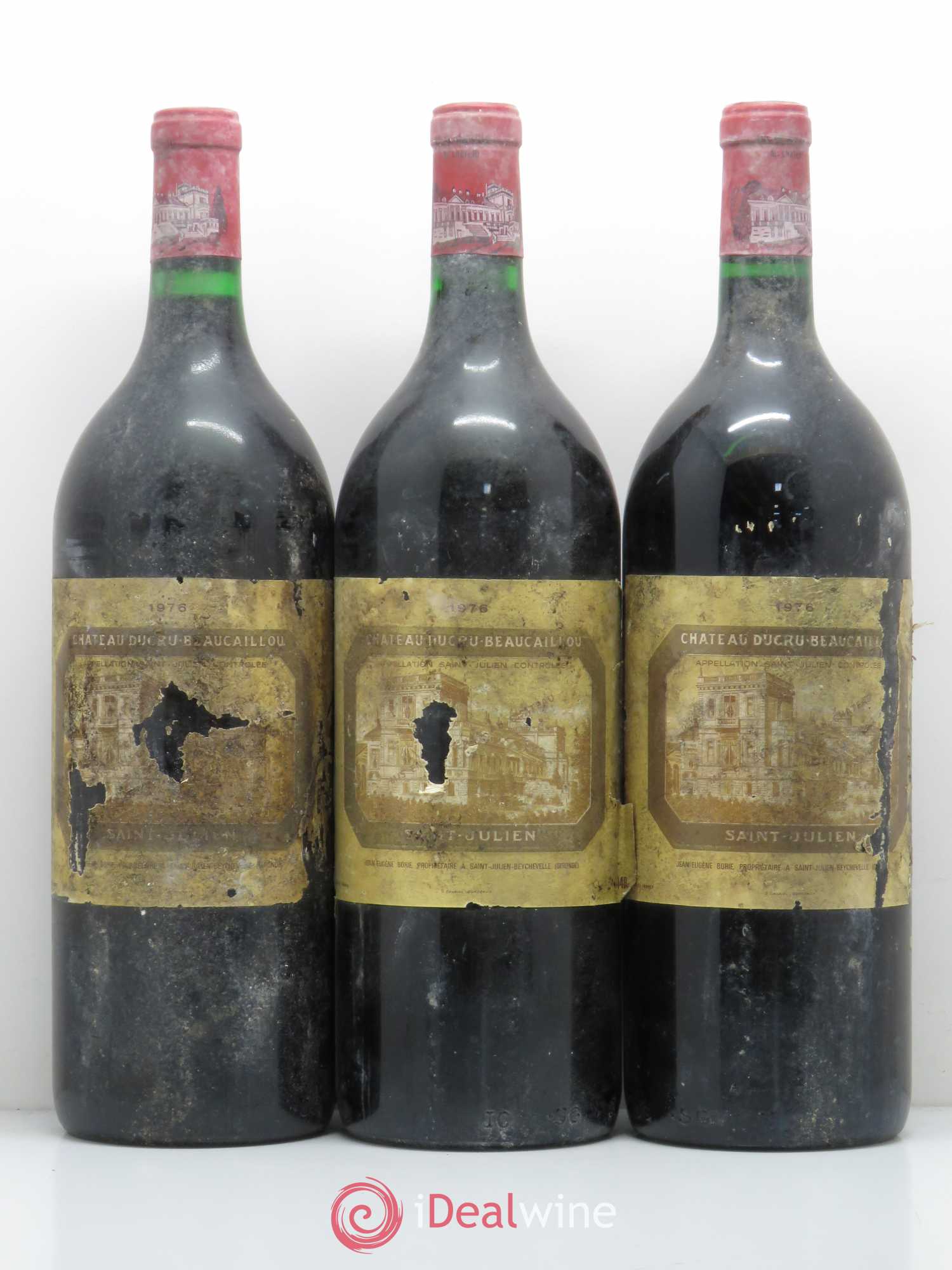Château Ducru Beaucaillou 2ème Grand Cru Classé (sans prix de réserve) 1976 - Lot de 3 magnums - 0