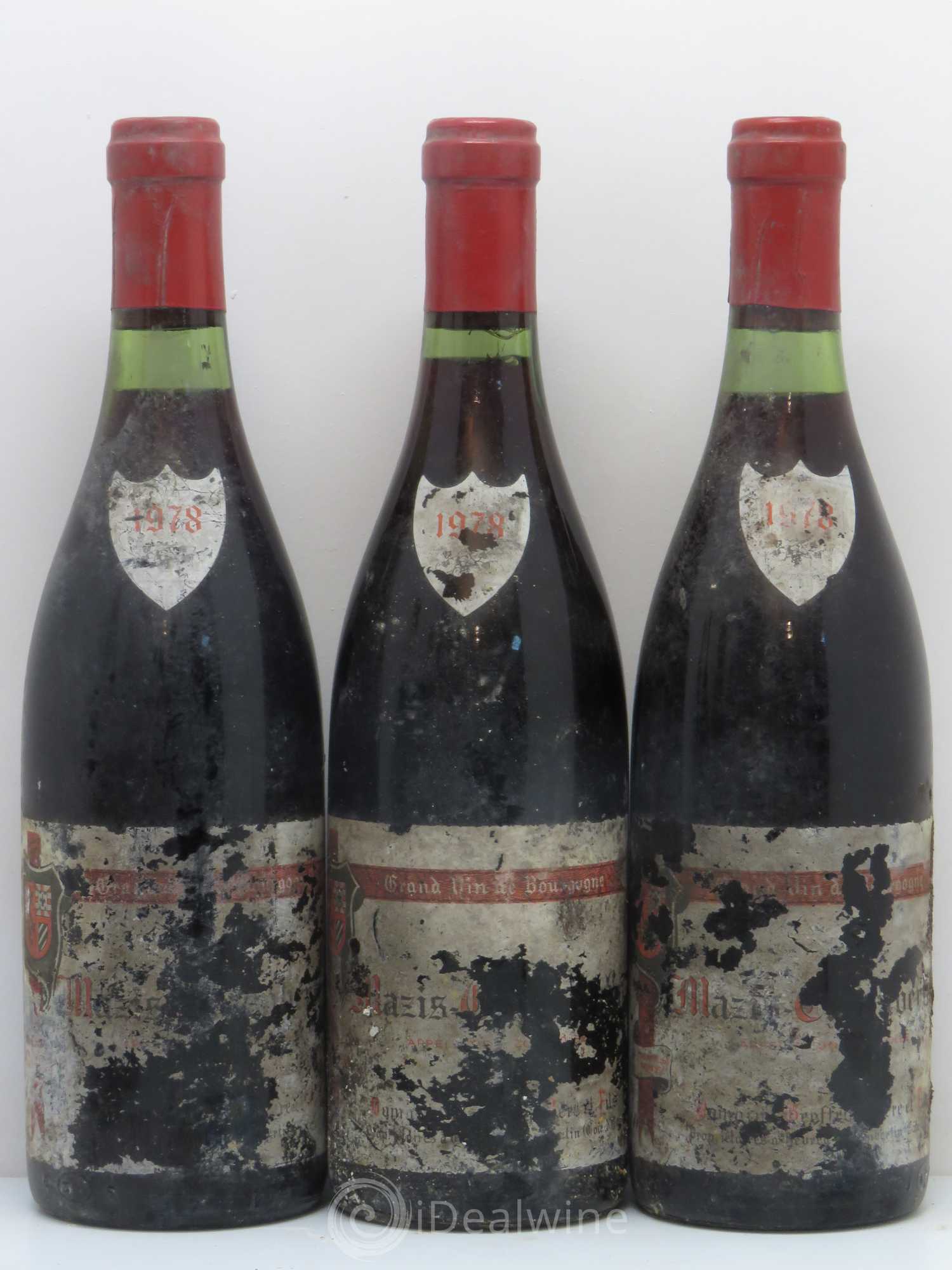 Mazis-Chambertin Grand Cru Domaine Geoffroy 1978 - Lot de 6 bouteilles - 1