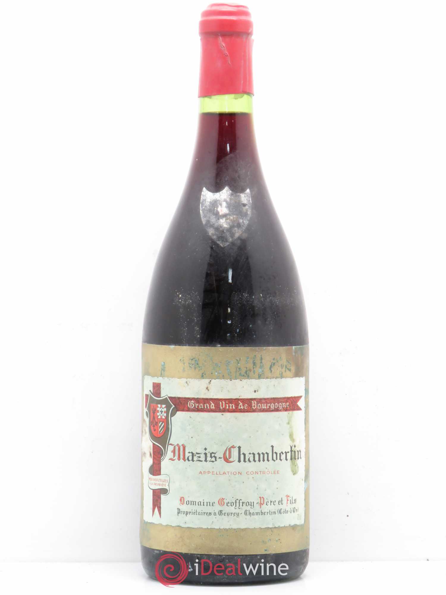 Mazis-Chambertin Grand Cru Harmand-Geoffroy (Domaine) 1978 - Lot de 1 magnum - 0