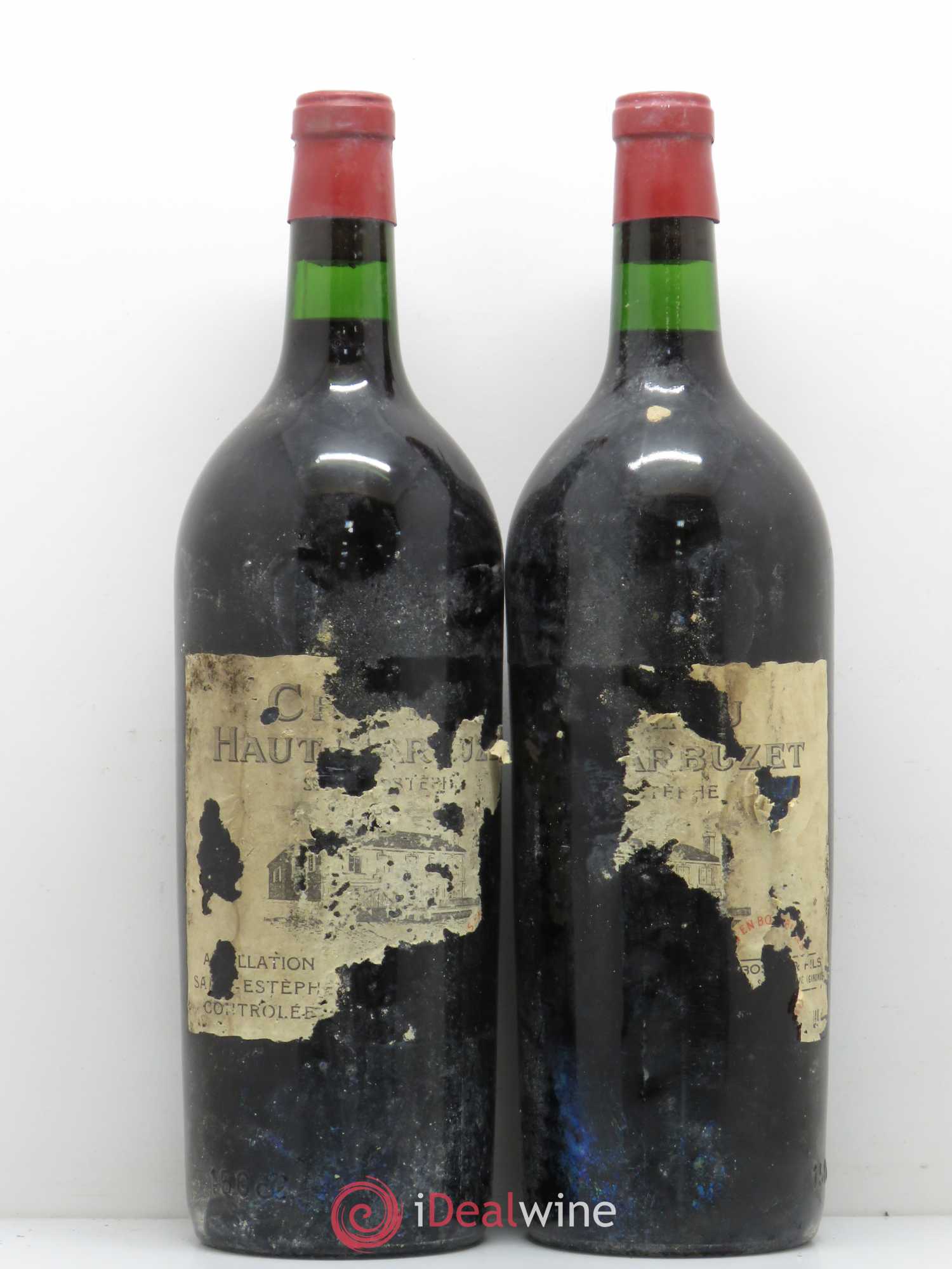 Château Haut Marbuzet 1976 - Lot de 2 magnums - 0