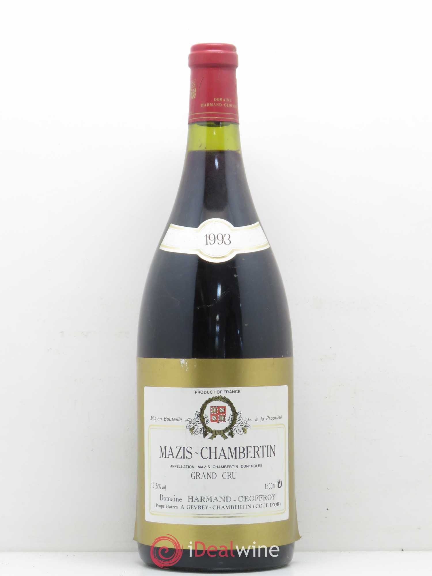 Mazis-Chambertin Grand Cru Harmand-Geoffroy (Domaine) 1993 - Lot de 1 magnum - 0