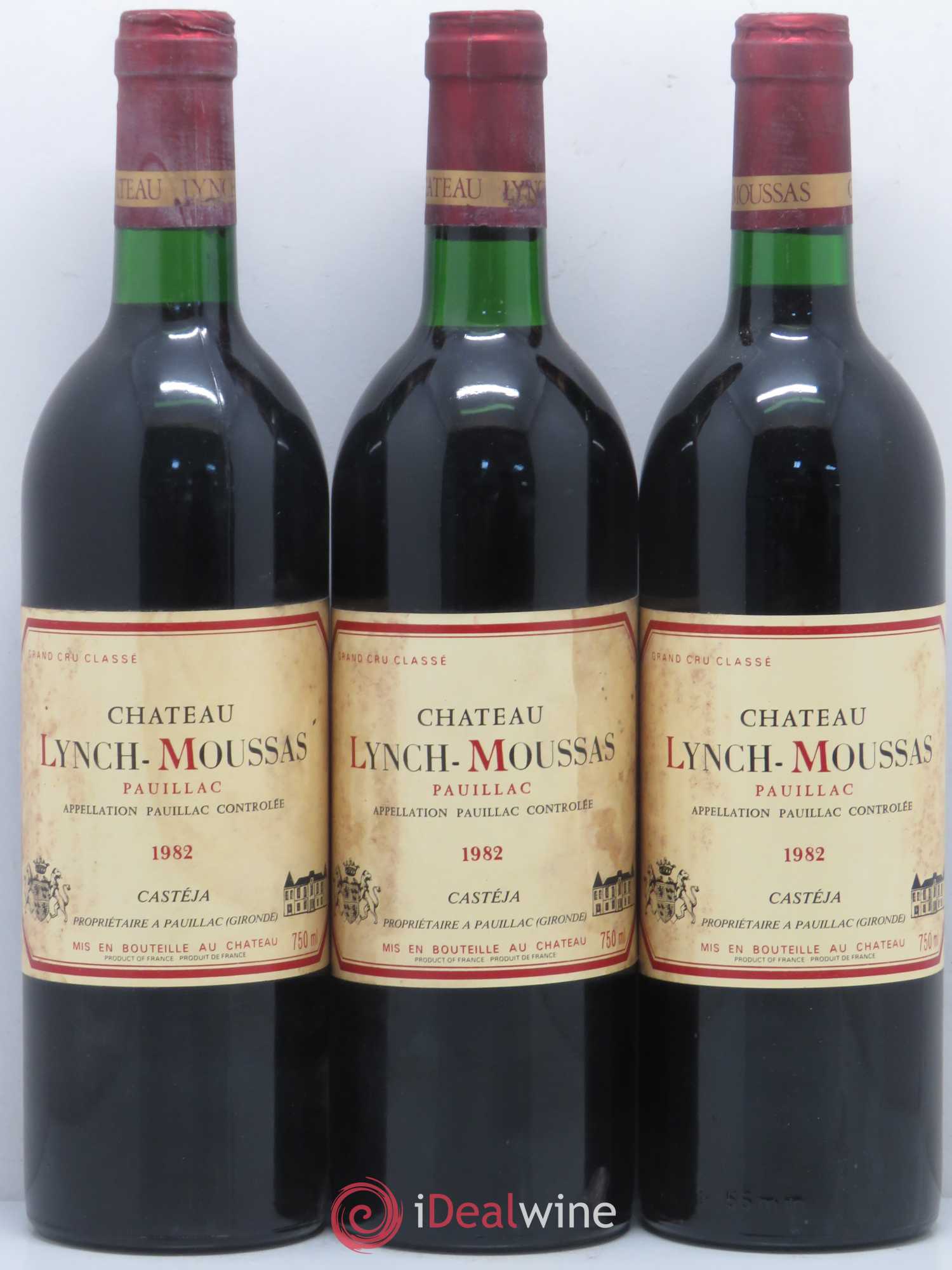 Château Lynch Moussas 5ème Grand Cru Classé 1982 - Lot de 12 bouteilles - 4