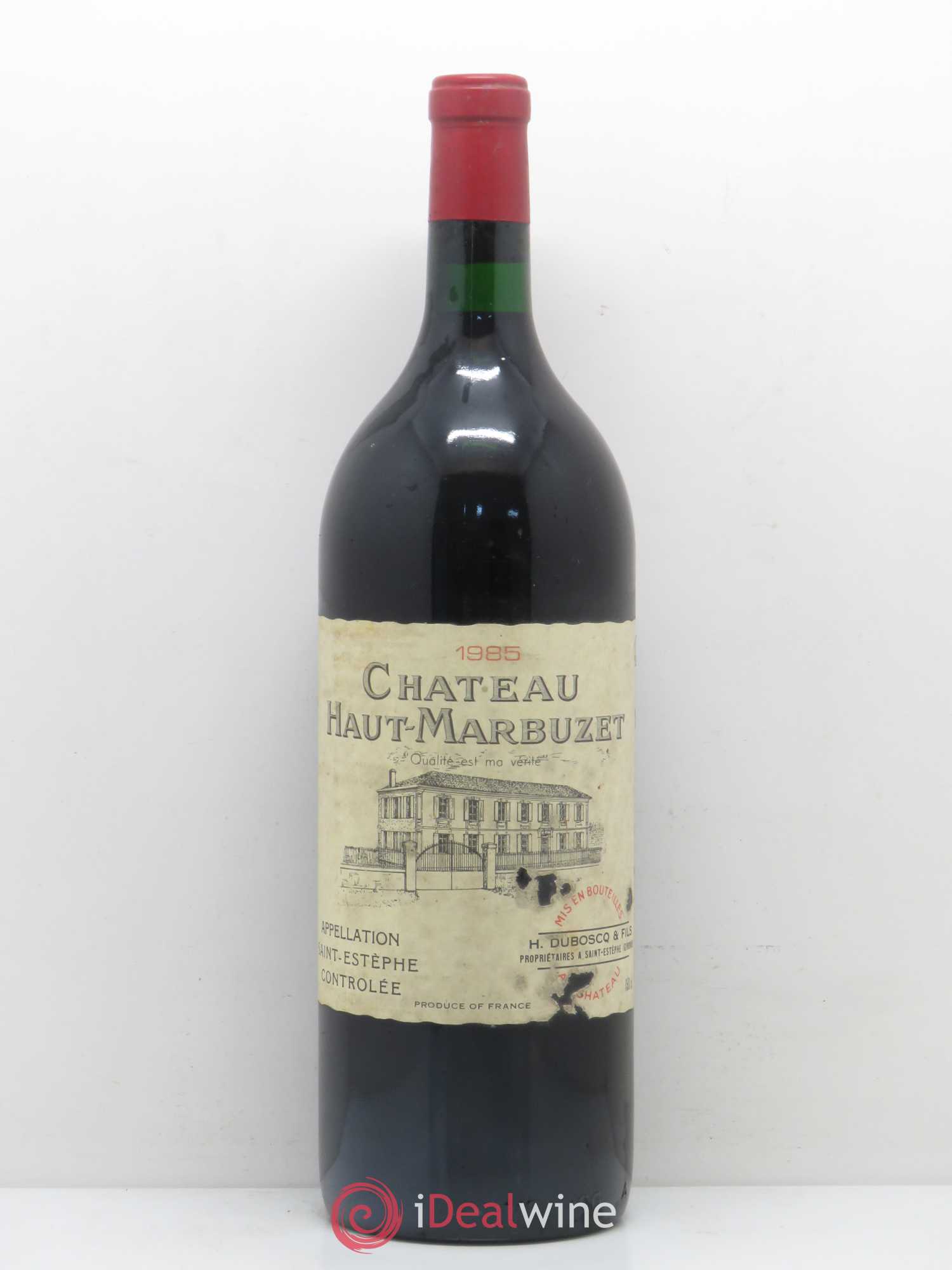 Château Haut Marbuzet 1985 - Lot de 1 magnum - 0