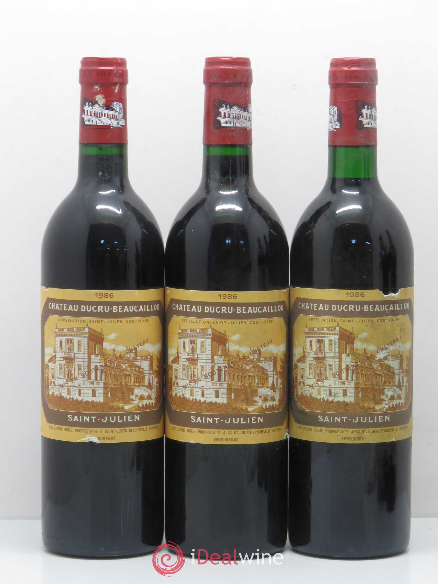Château Ducru Beaucaillou 2ème Grand Cru Classé 1986 - Lot de 5 bouteilles - 1