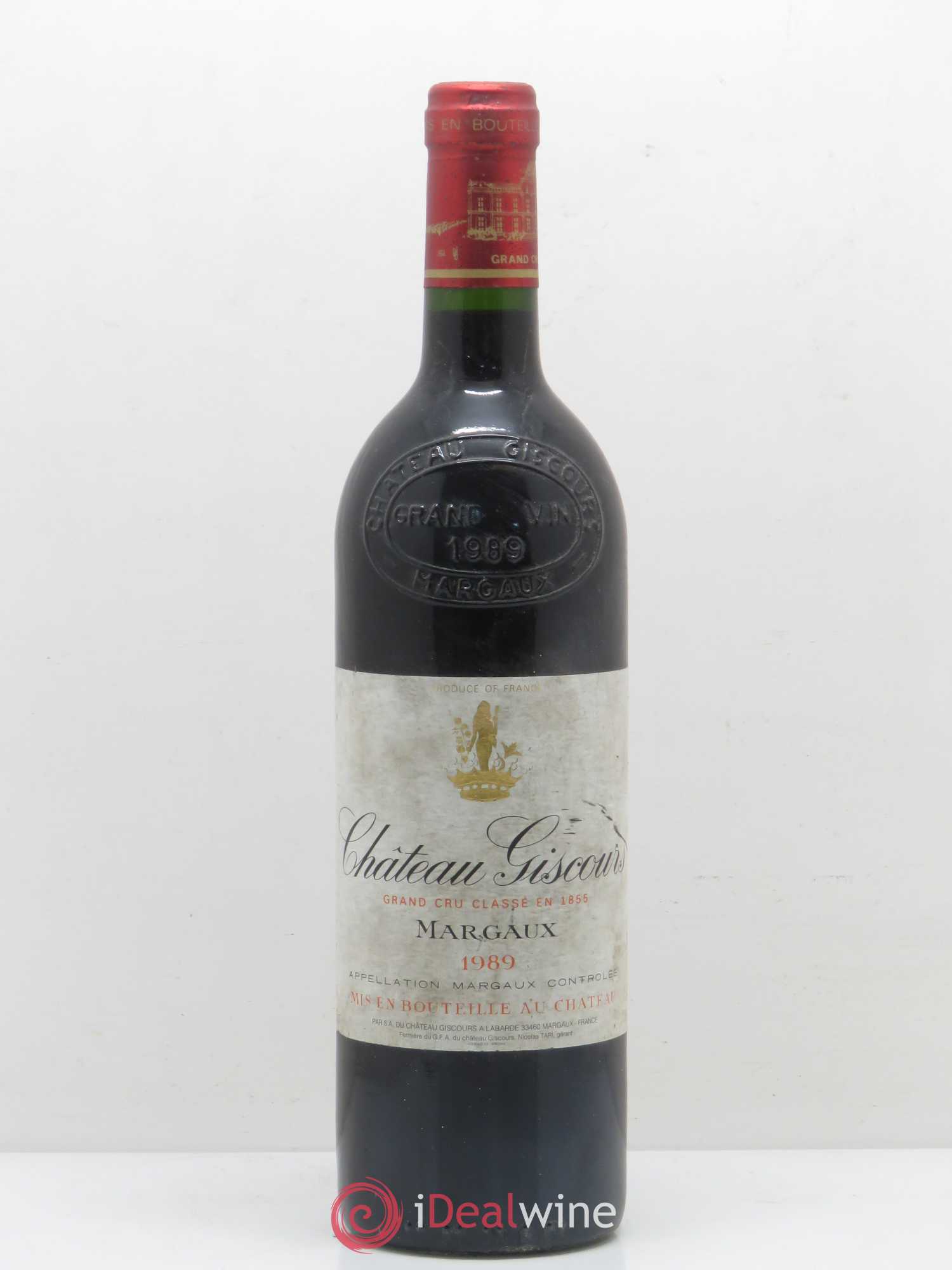 Château Giscours 3ème Grand Cru Classé 1989 - Lot de 1 bouteille - 0
