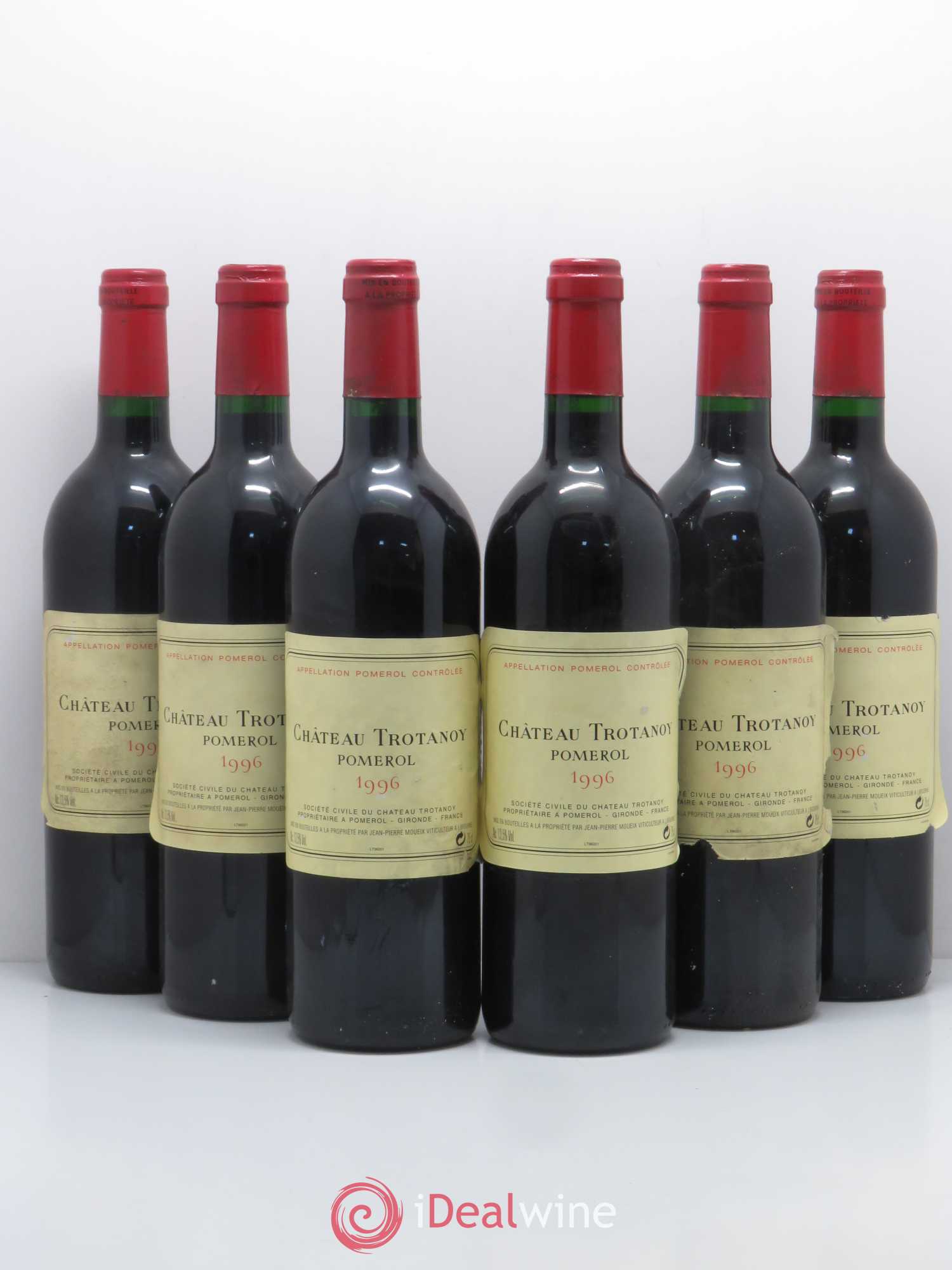 Château Trotanoy 1996 - Lot de 6 bouteilles - 0