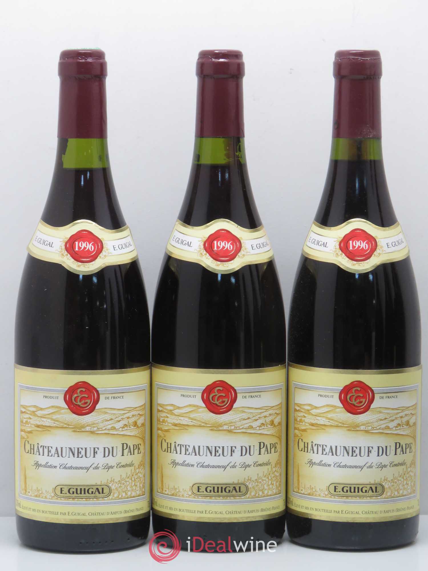 Châteauneuf-du-Pape Guigal 1996 - Lot de 6 bouteilles - 1