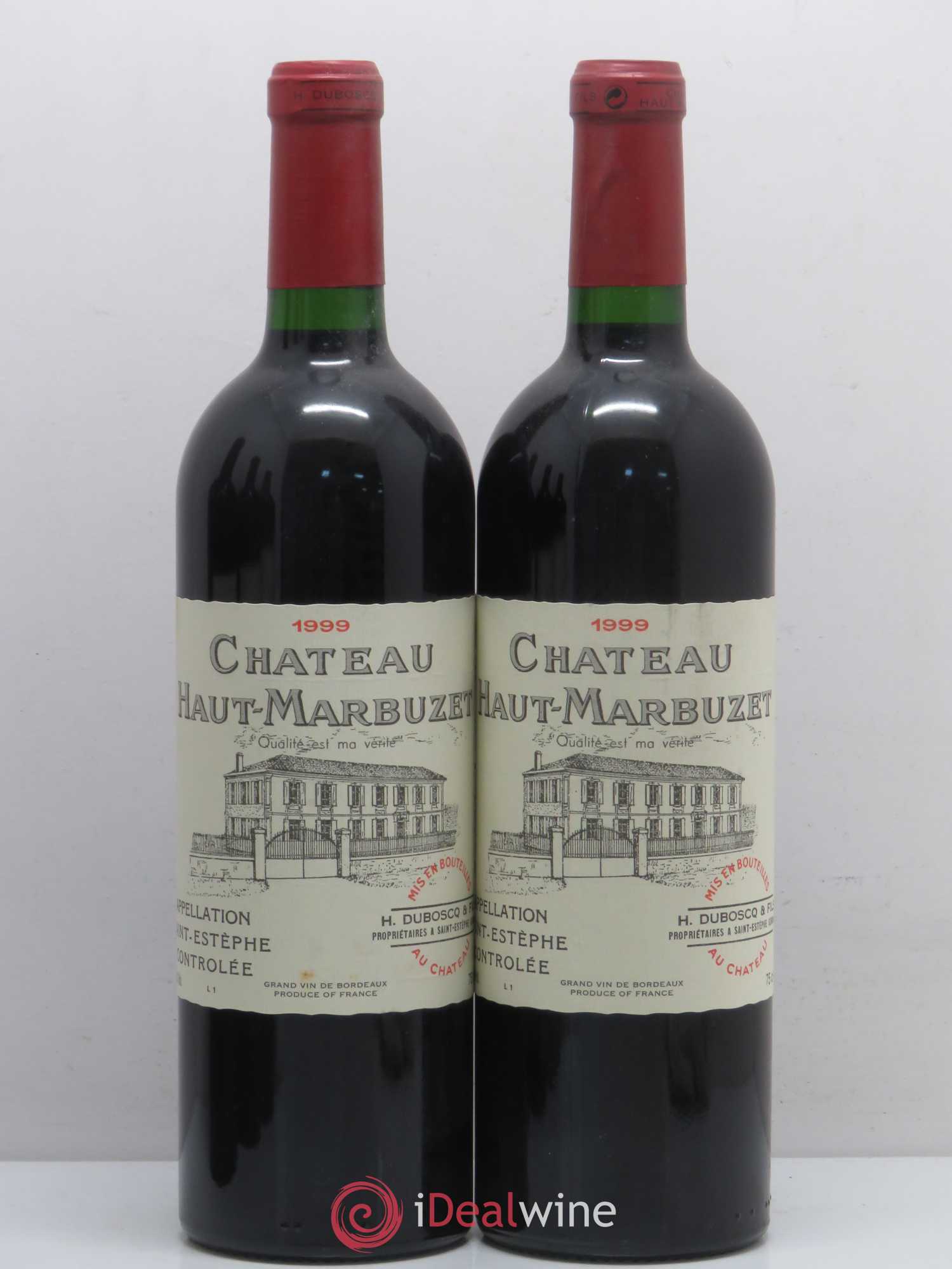 Château Haut Marbuzet 1999 - Lot de 5 bouteilles - 2