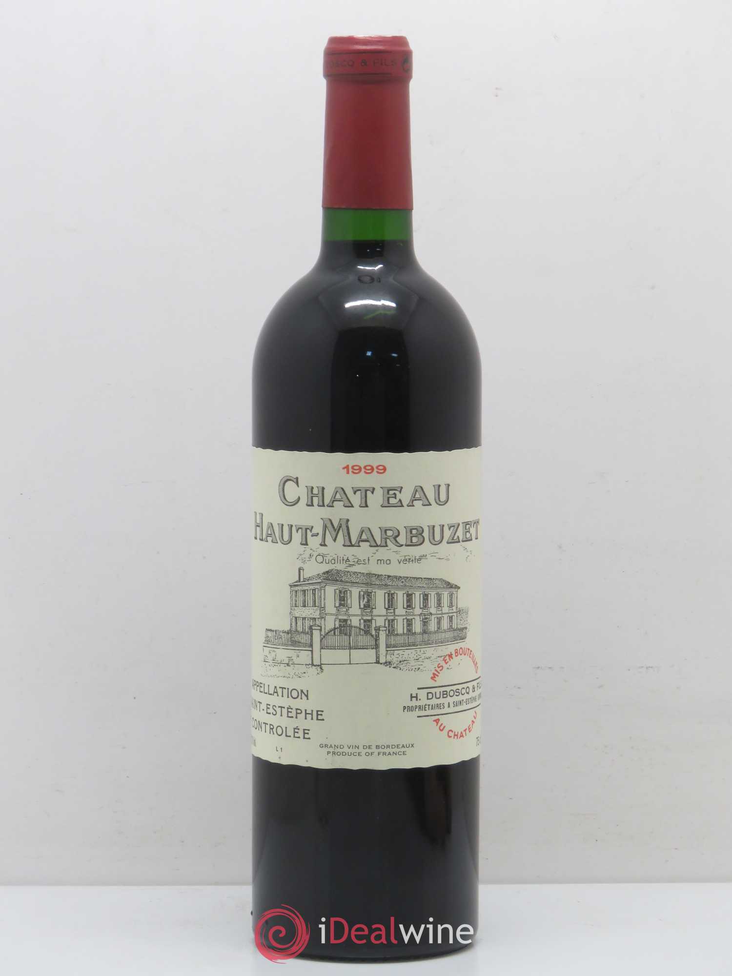 Château Haut Marbuzet 1999 - Lot de 1 bouteille - 0