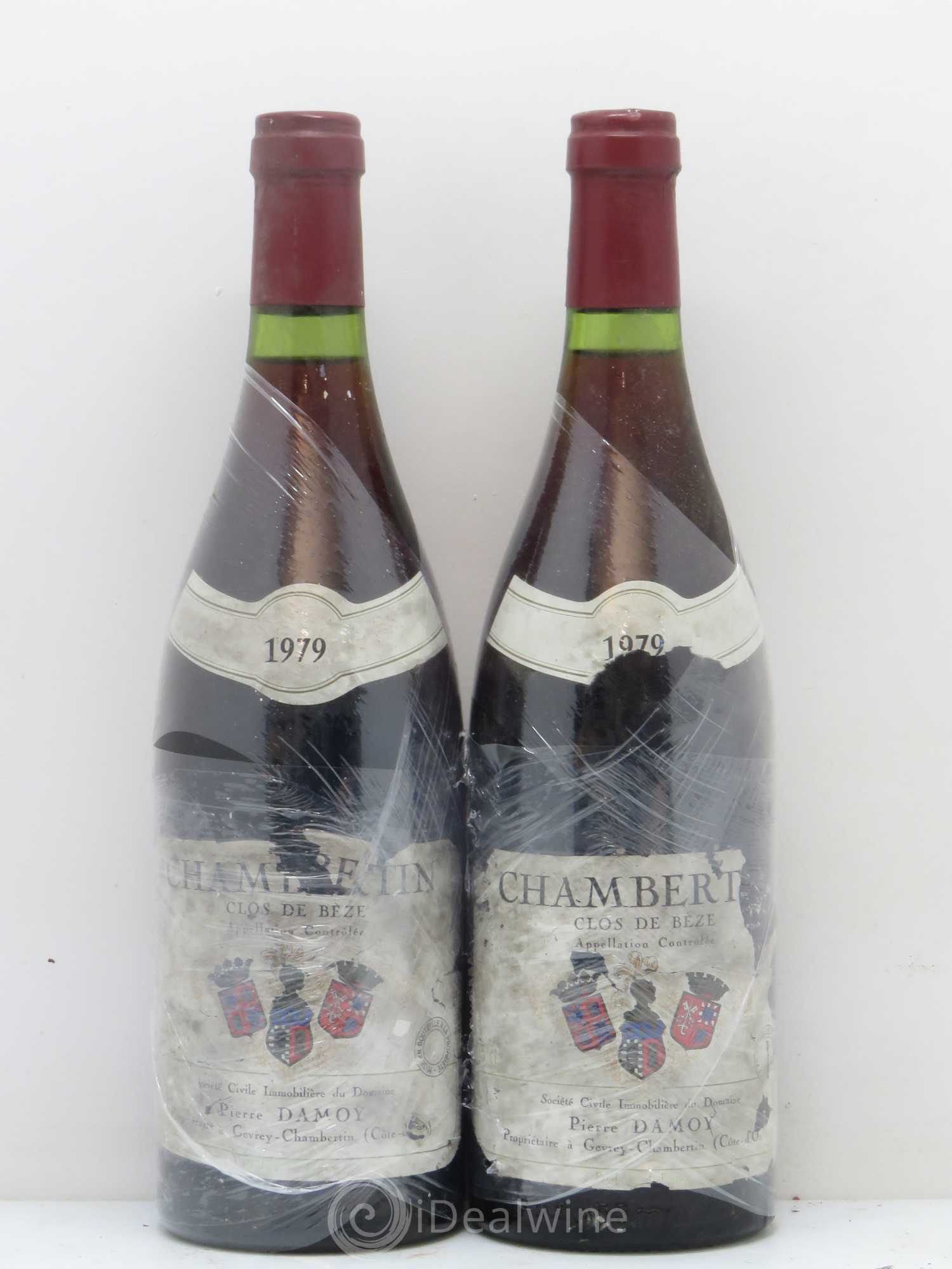 Chambertin Clos de Bèze Grand Cru Pierre Damoy 1979 - Lot de 2 bouteilles - 0