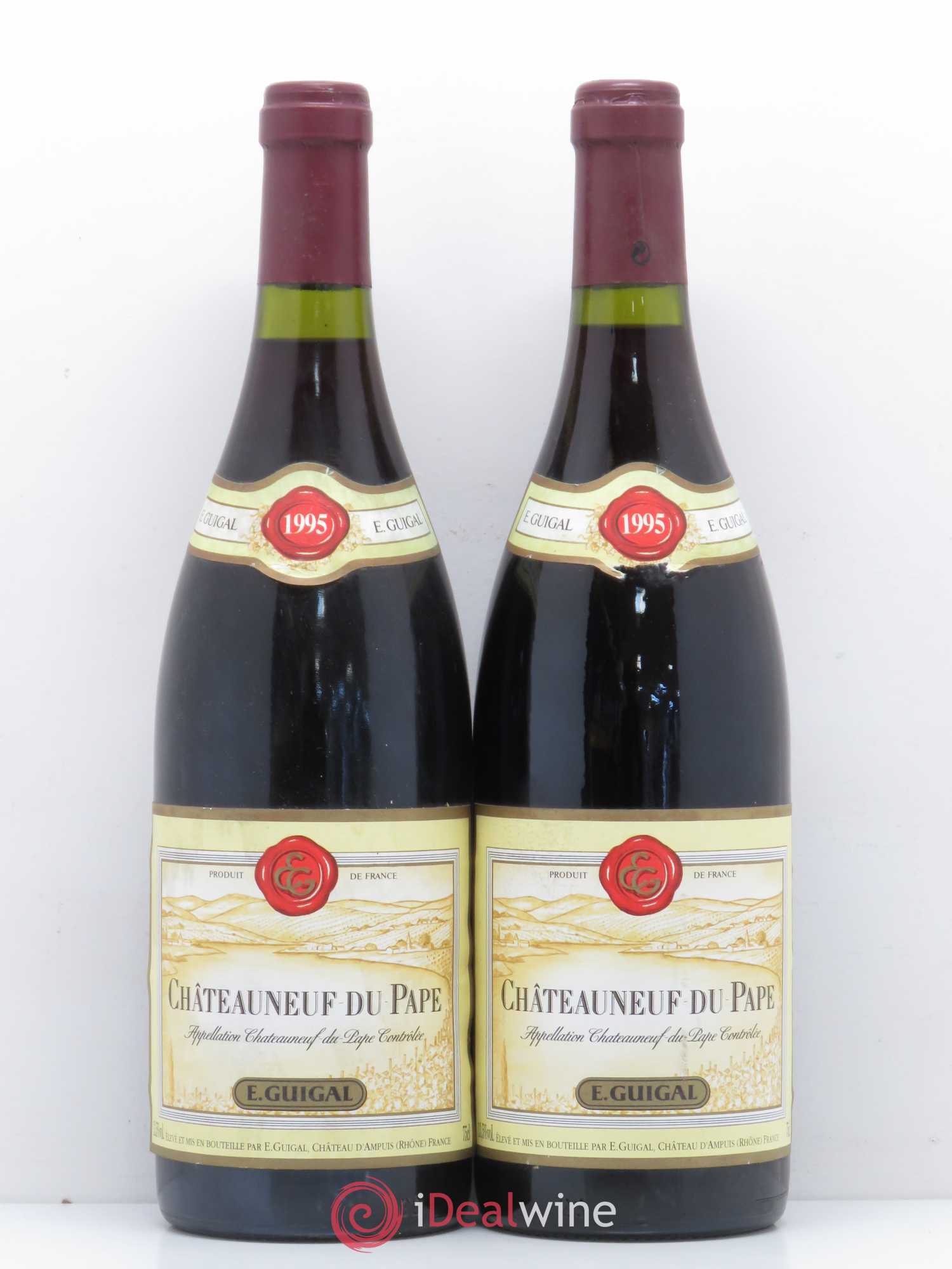 Châteauneuf-du-Pape Guigal 1995 - Lot de 2 bouteilles - 0