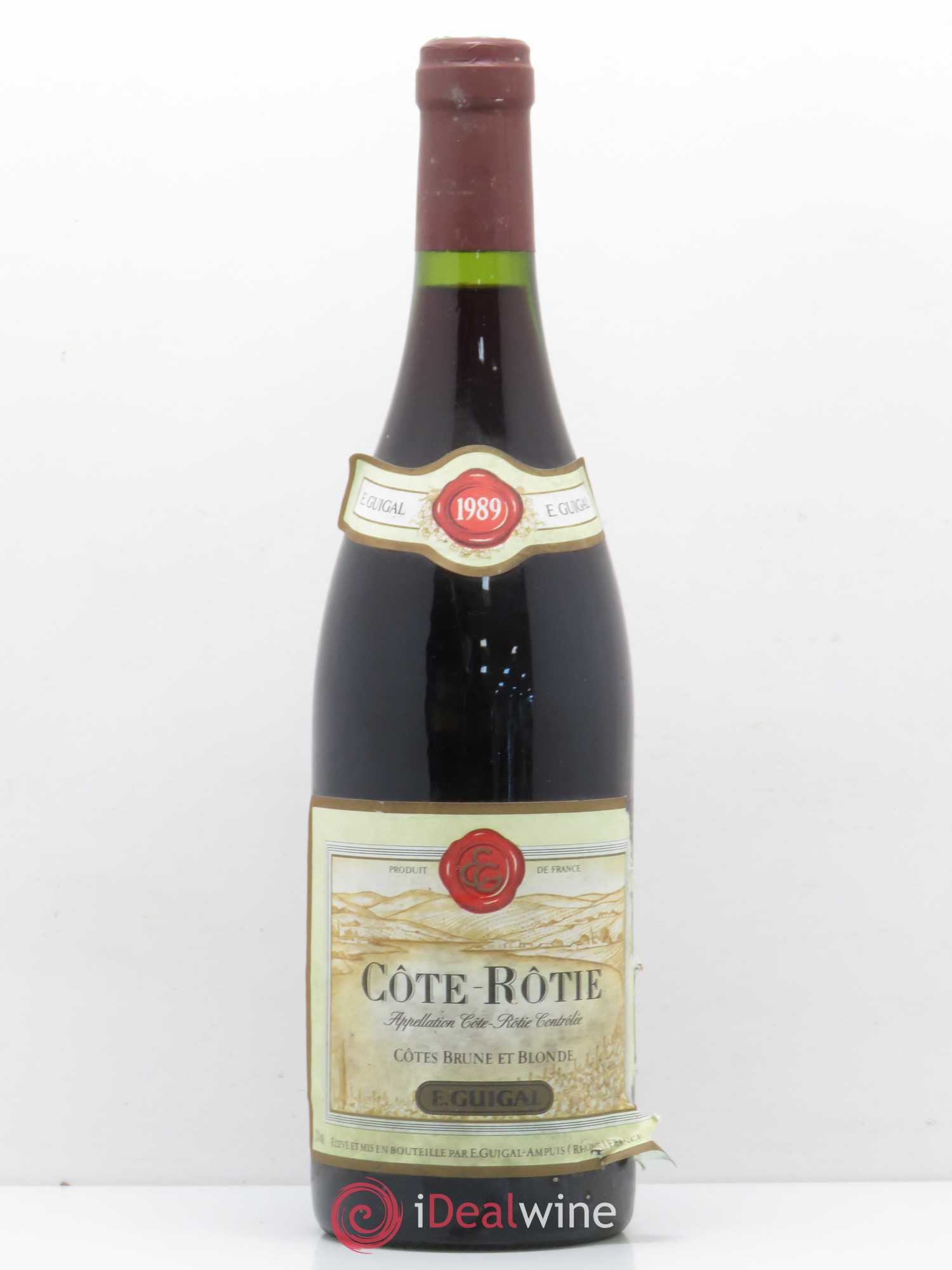 Côte-Rôtie Côtes Brune et Blonde Guigal 1989 - Lot de 1 bouteille - 0