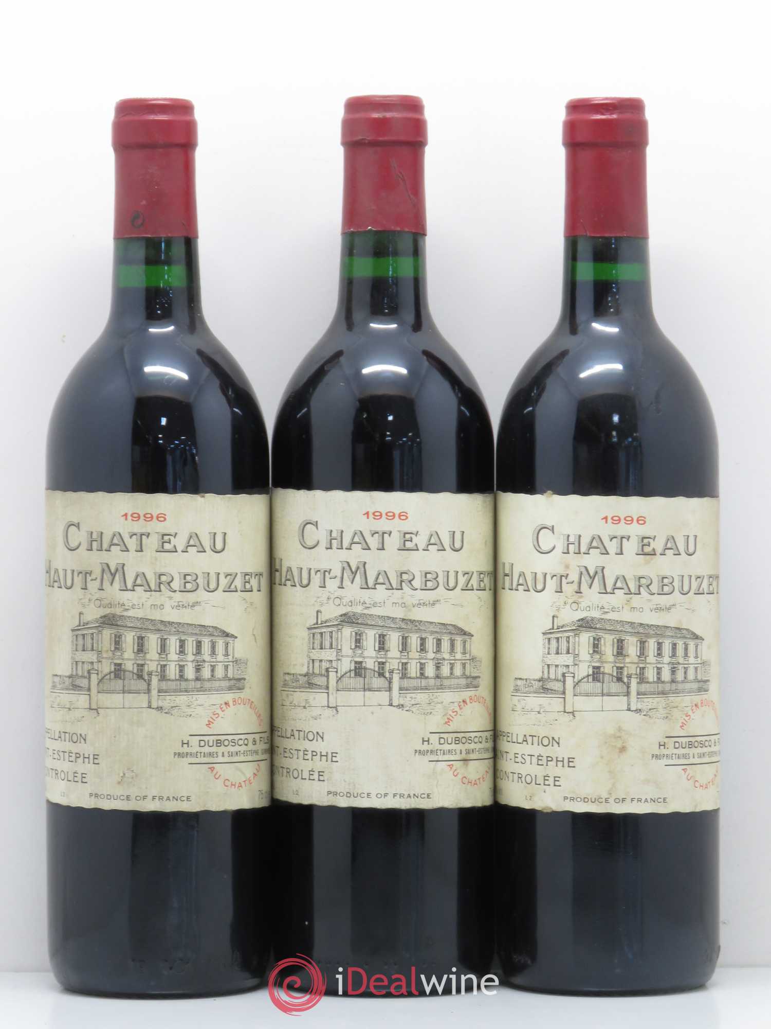 Château Haut Marbuzet 1996 - Lot de 6 bouteilles - 2