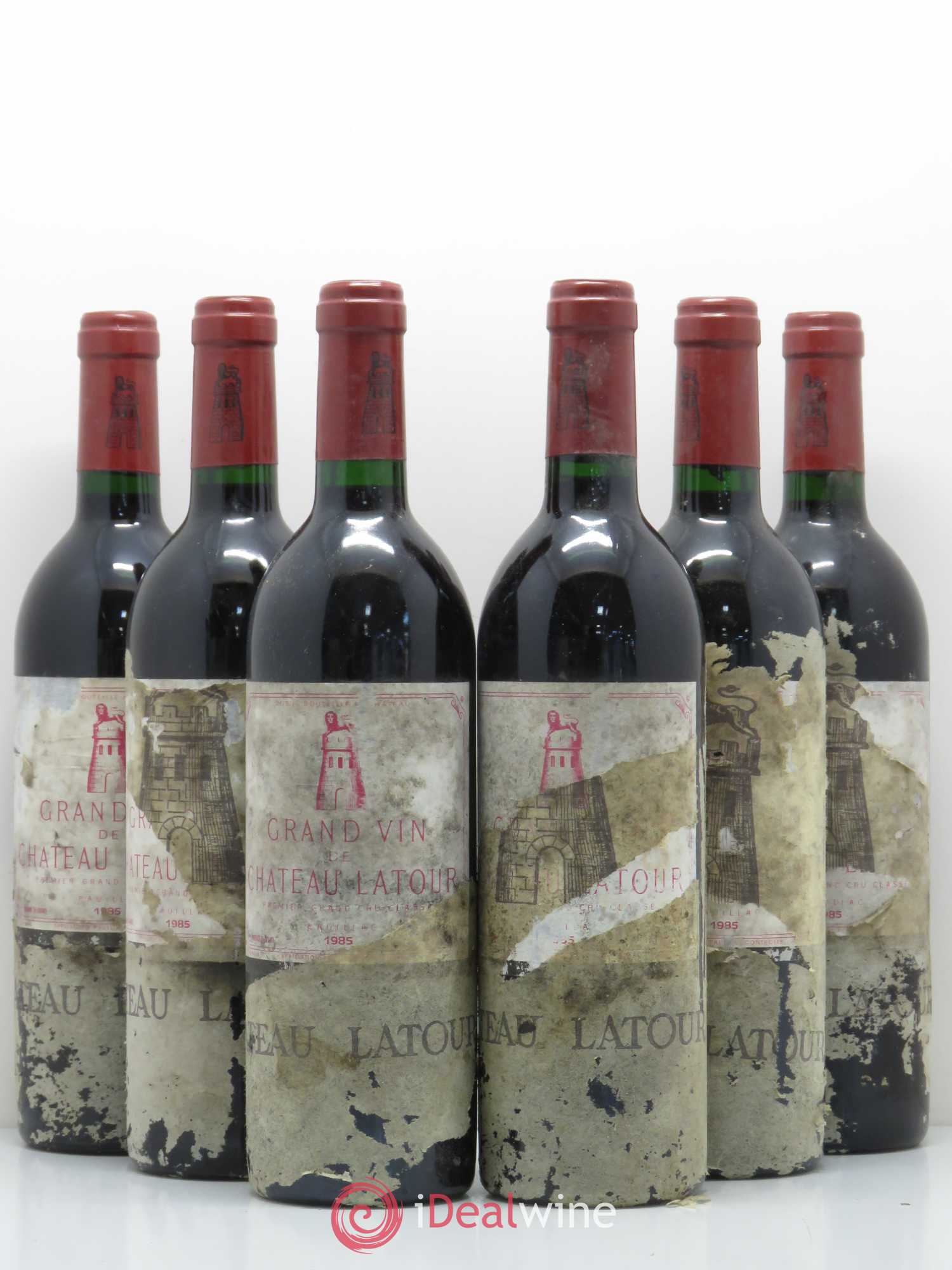 Château Latour 1er Grand Cru Classé 1985 - Lot de 6 bouteilles - 0