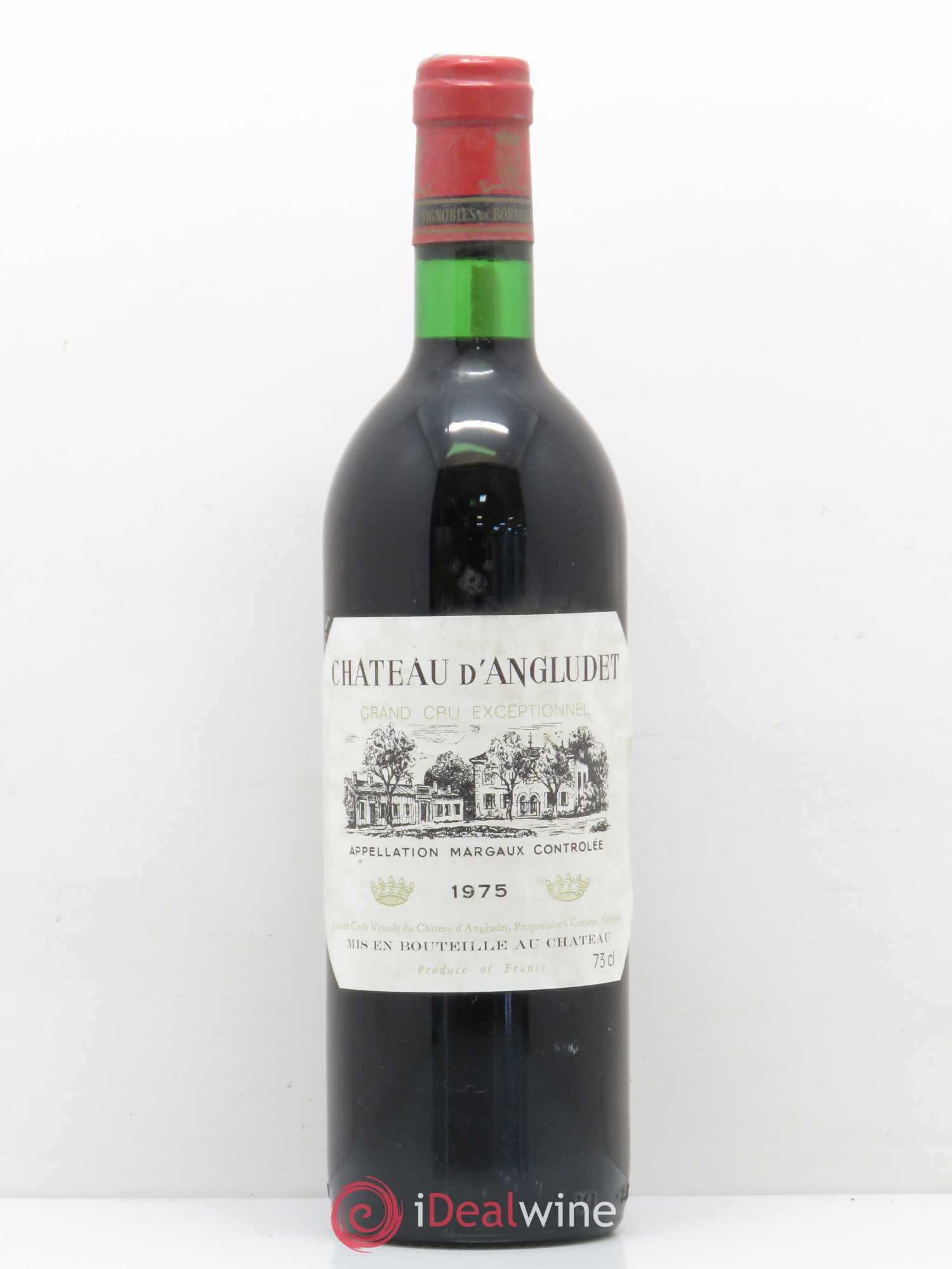 Château d' Angludet Cru Bourgeois 1975 - Lot de 1 bouteille - 0
