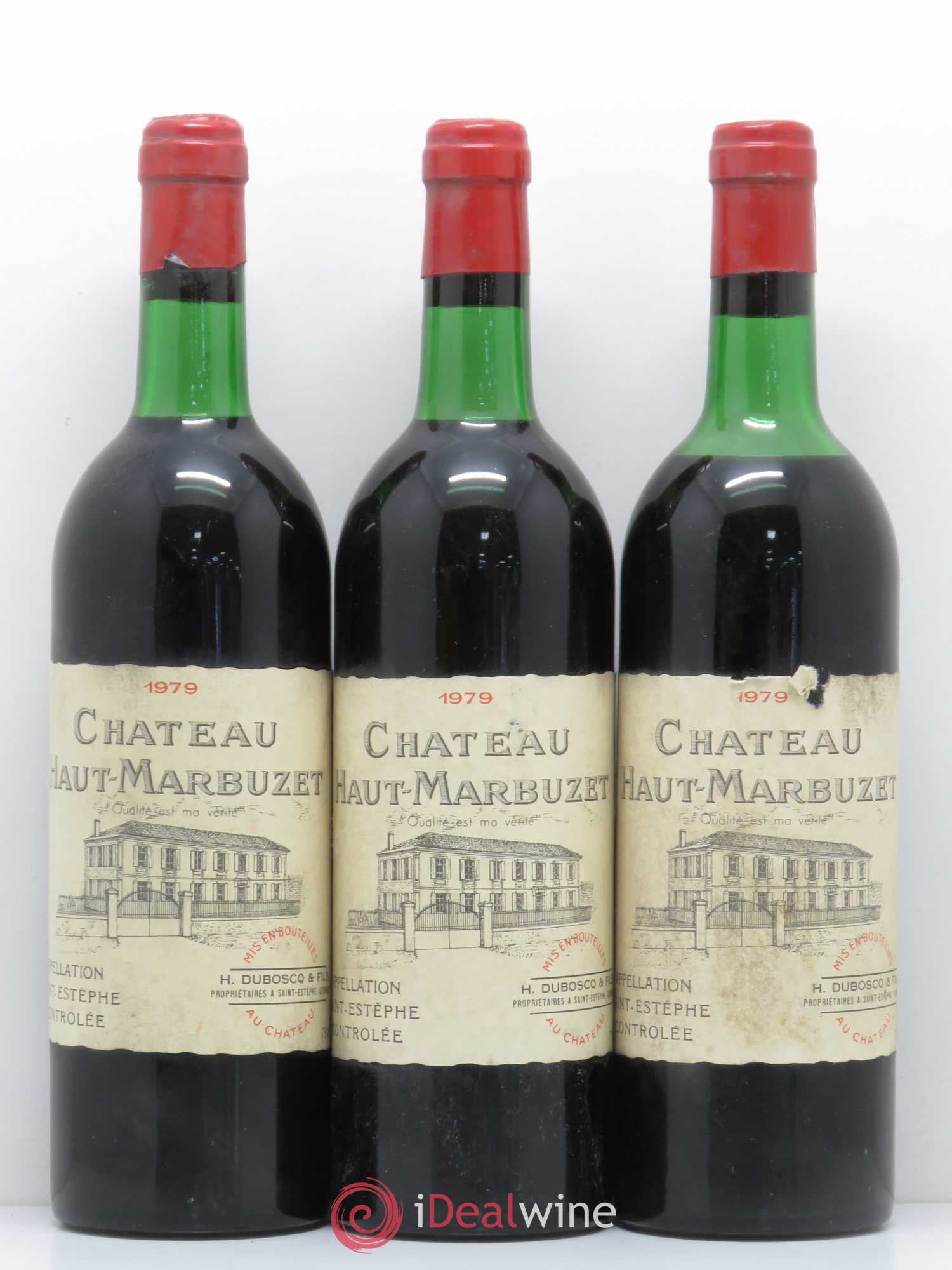Château Haut Marbuzet 1979 - Lot de 6 bouteilles - 2