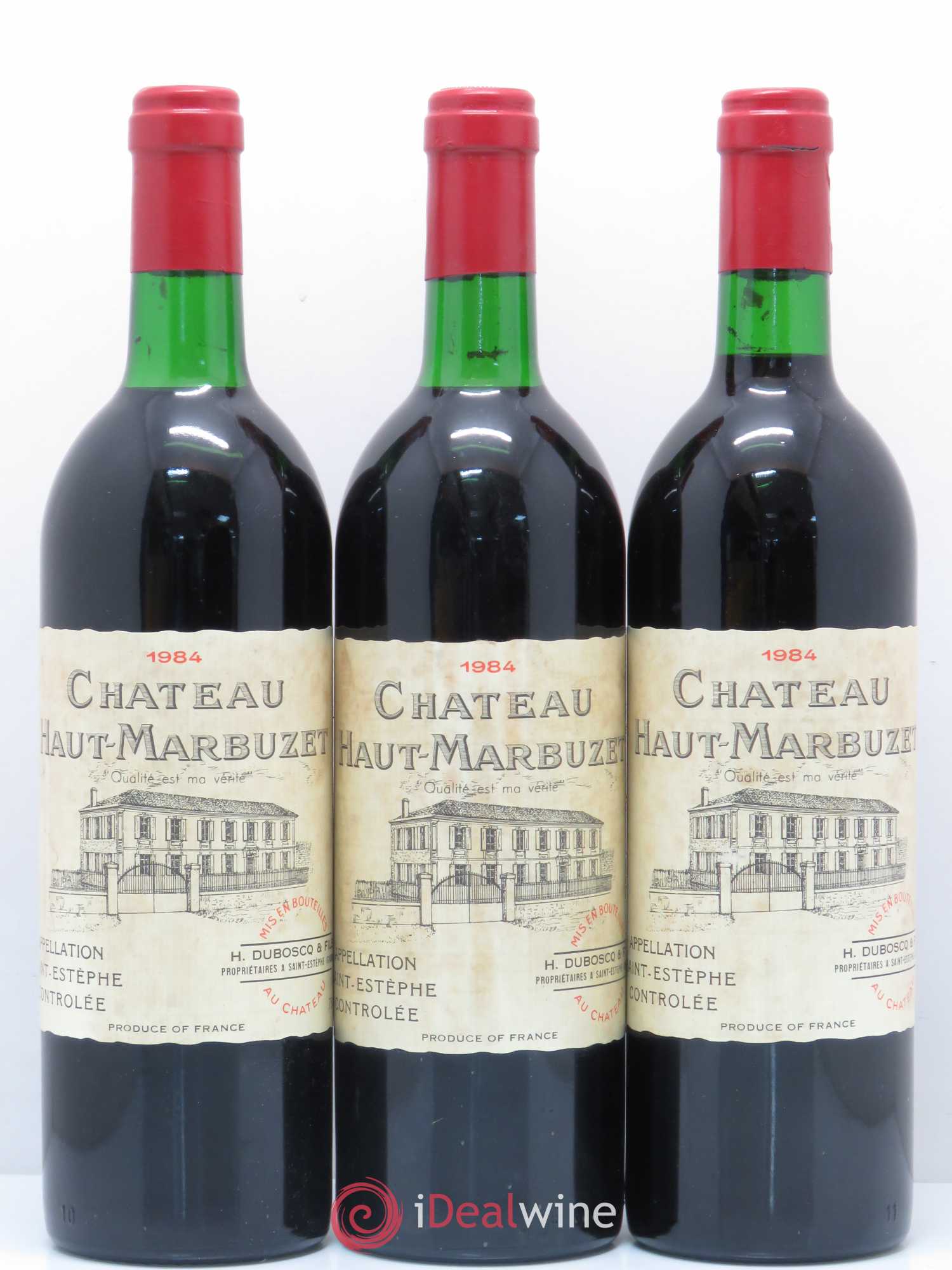 Château Haut Marbuzet 1984 - Lot de 12 bouteilles - 3