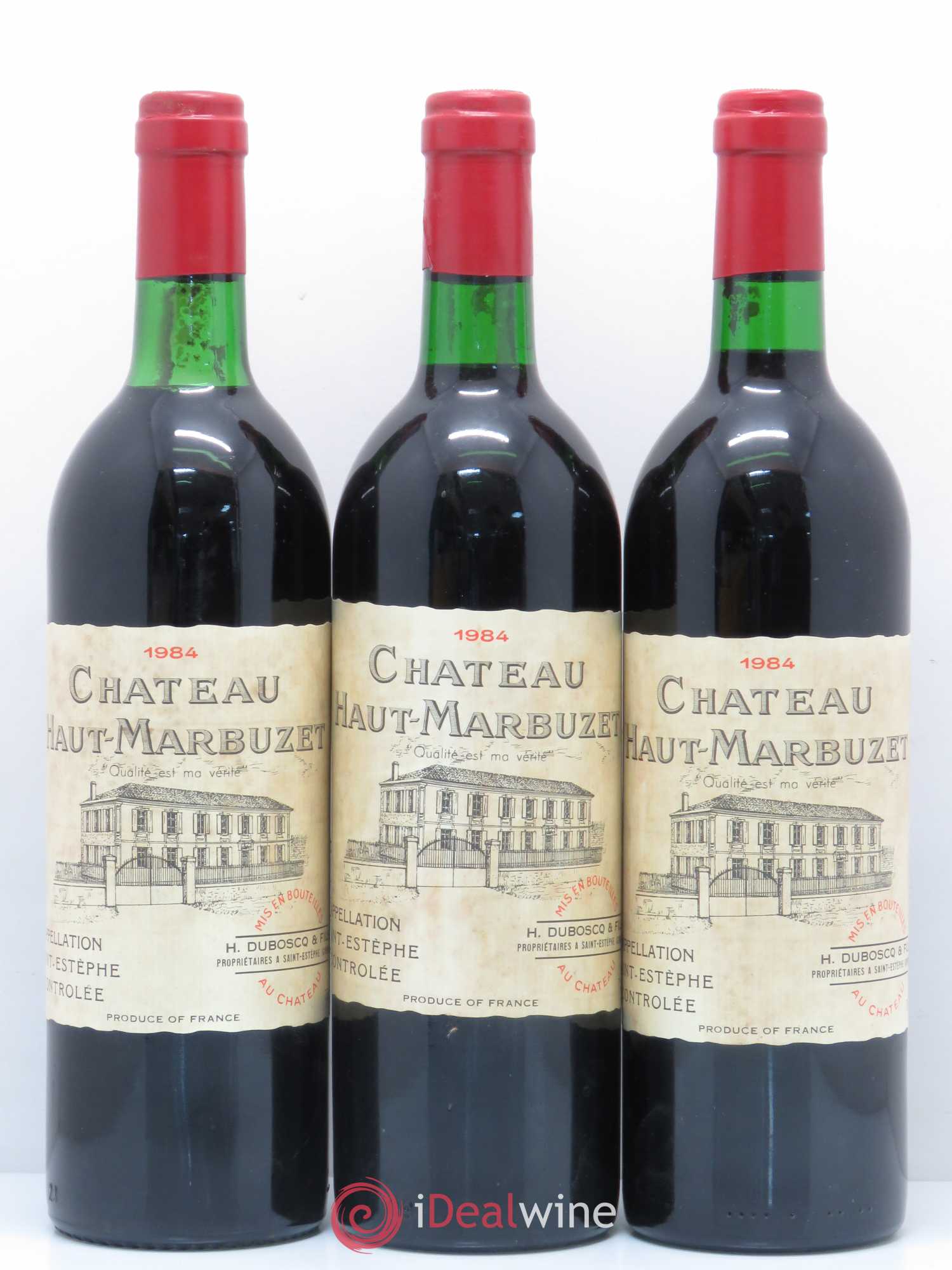 Château Haut Marbuzet 1984 - Lot de 12 bouteilles - 4