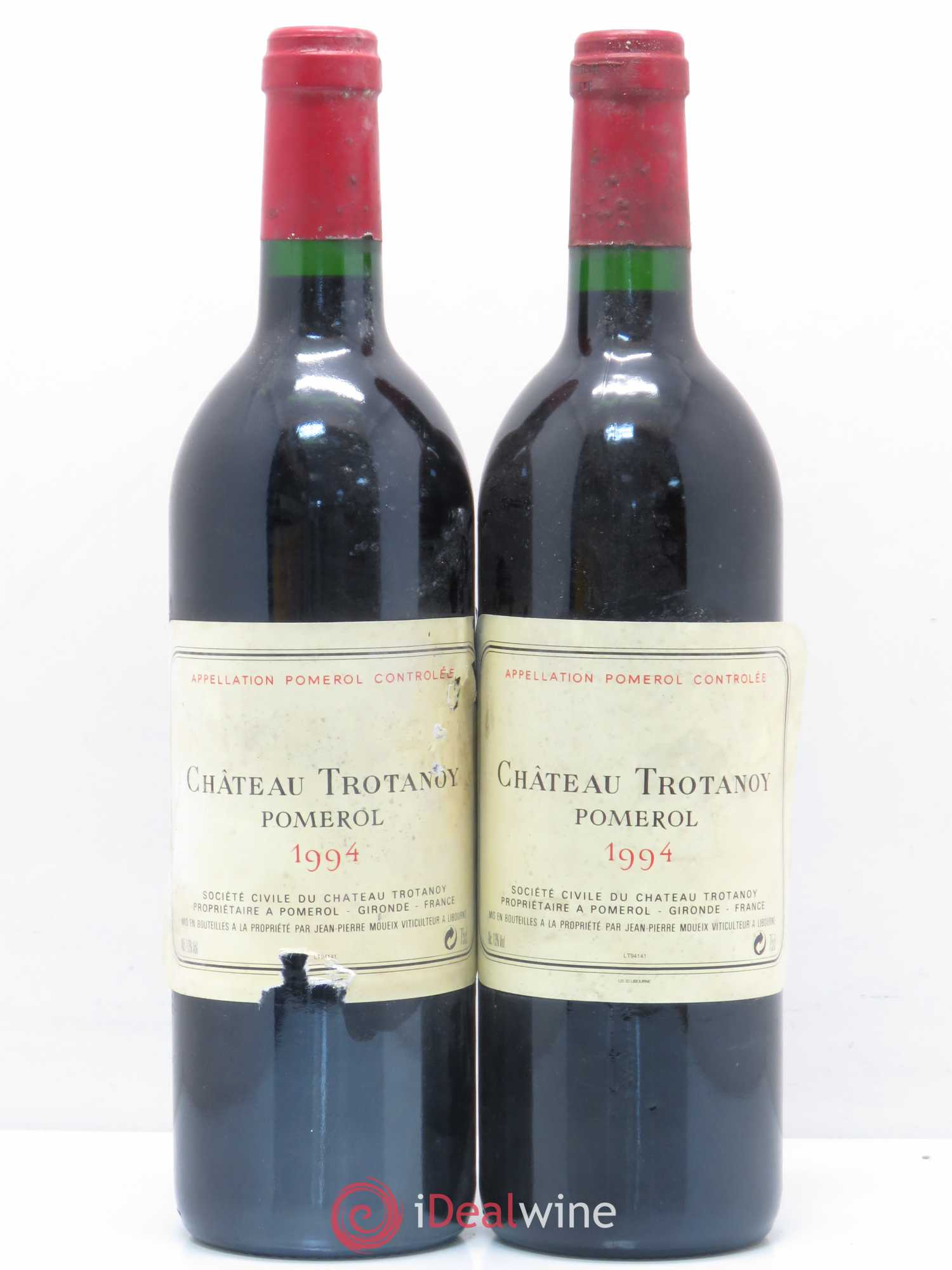 Château Trotanoy 1994 - Lot de 2 bouteilles - 0