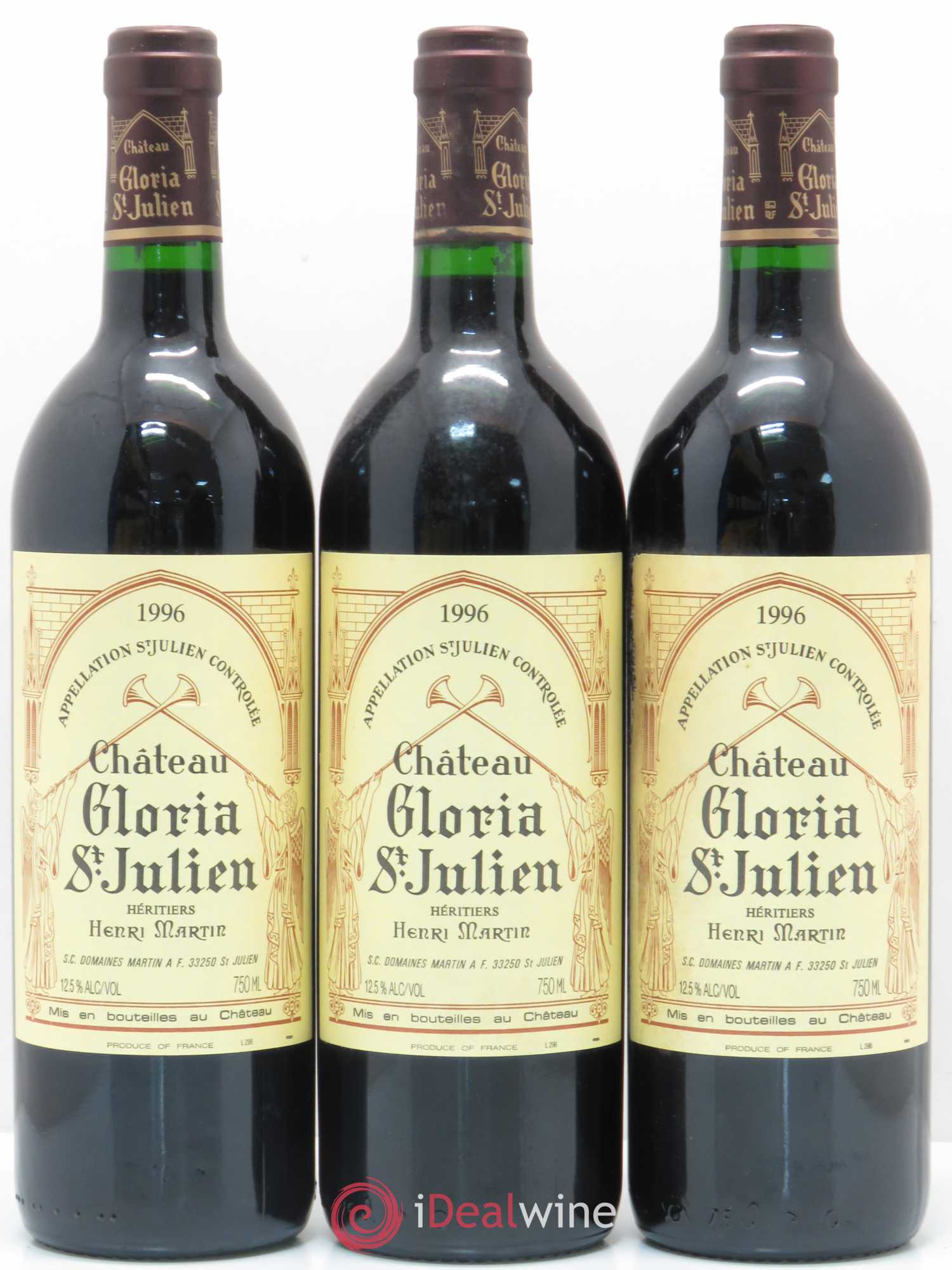 Château Gloria 1996 - Lot de 12 bouteilles - 2
