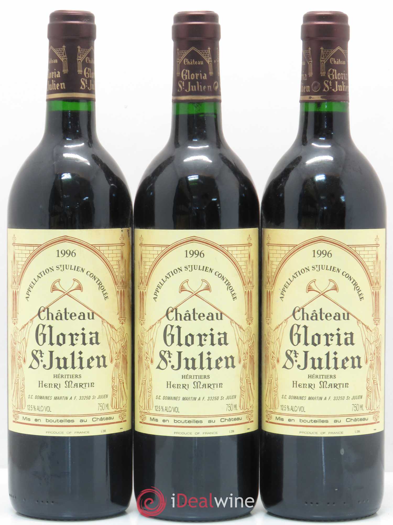 Château Gloria 1996 - Lot de 12 bouteilles - 3