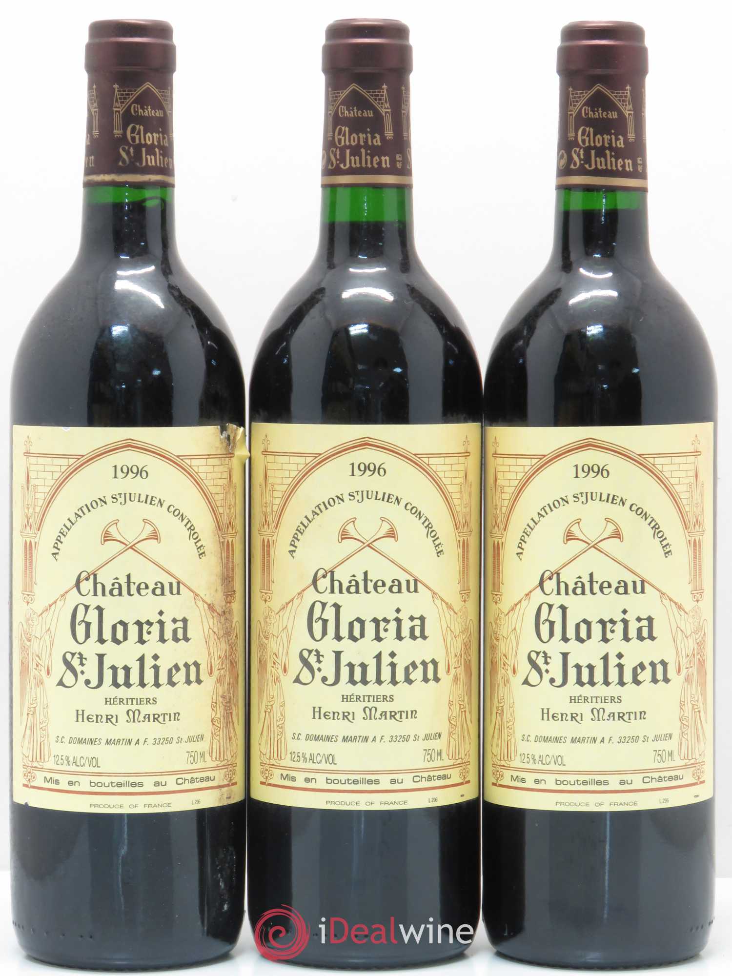 Château Gloria 1996 - Lot de 12 bouteilles - 4