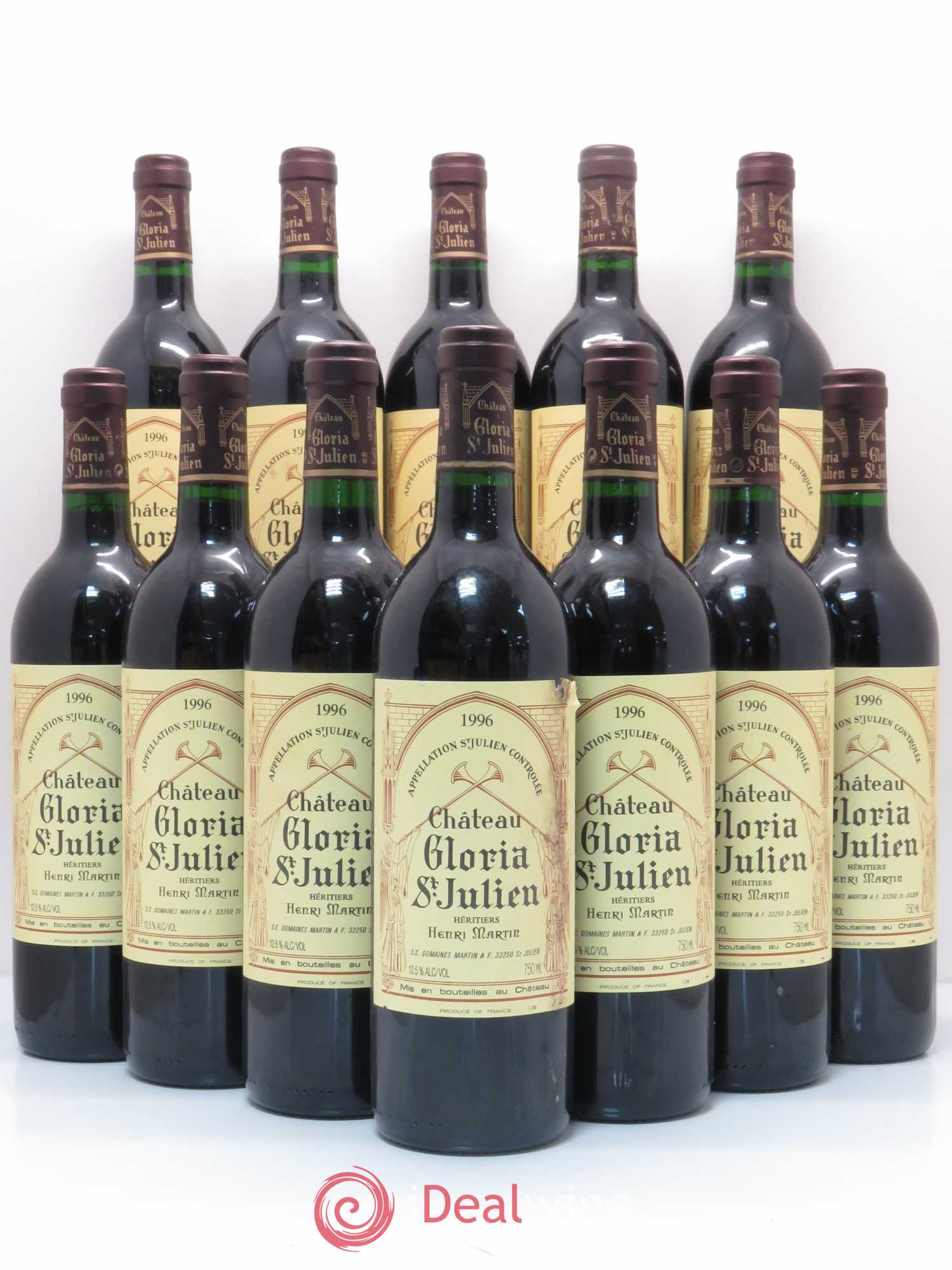 Château Gloria 1996 - Lot de 12 bouteilles - 0