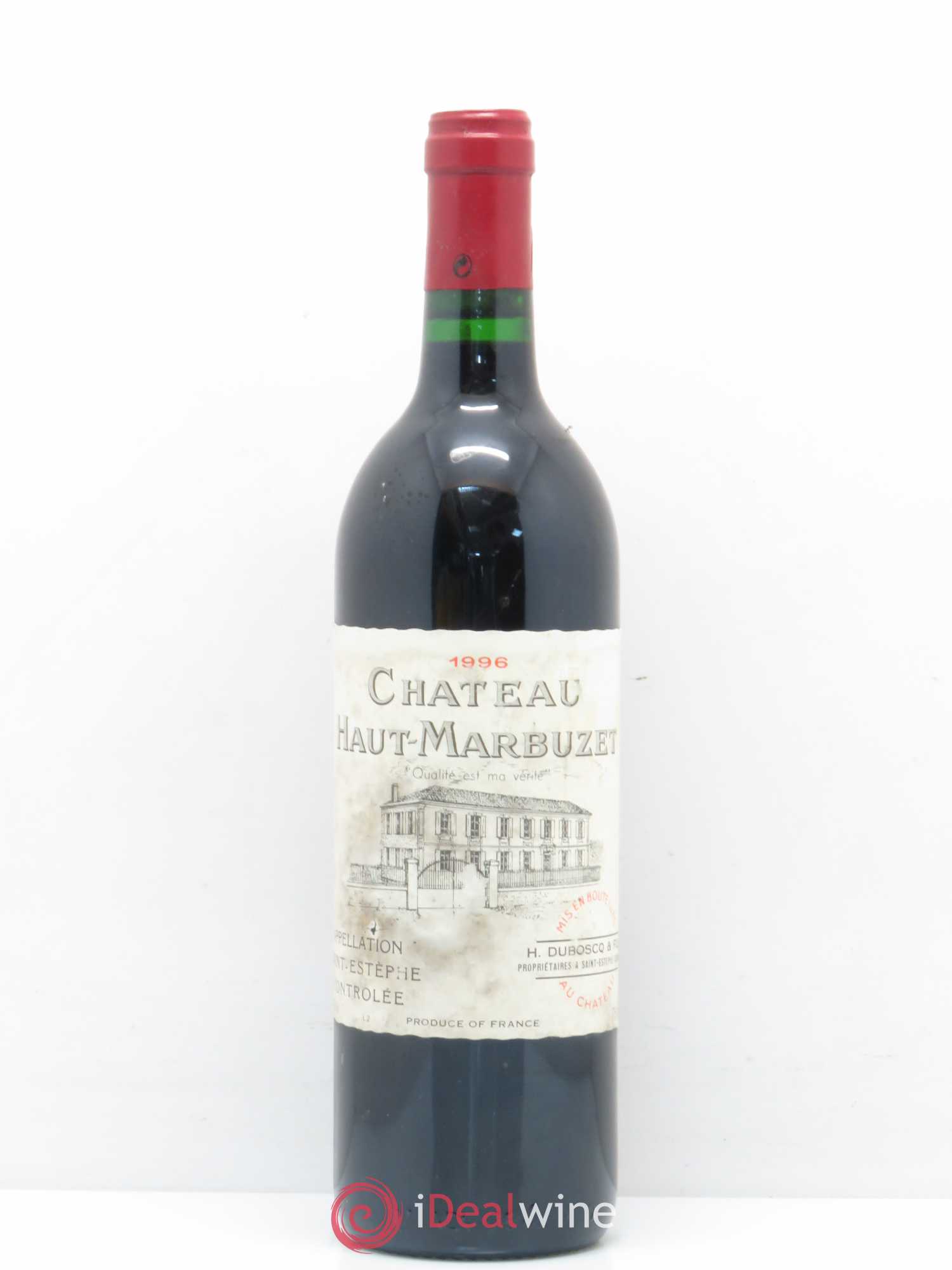 Château Haut Marbuzet 1996 - Lot de 1 bouteille - 0