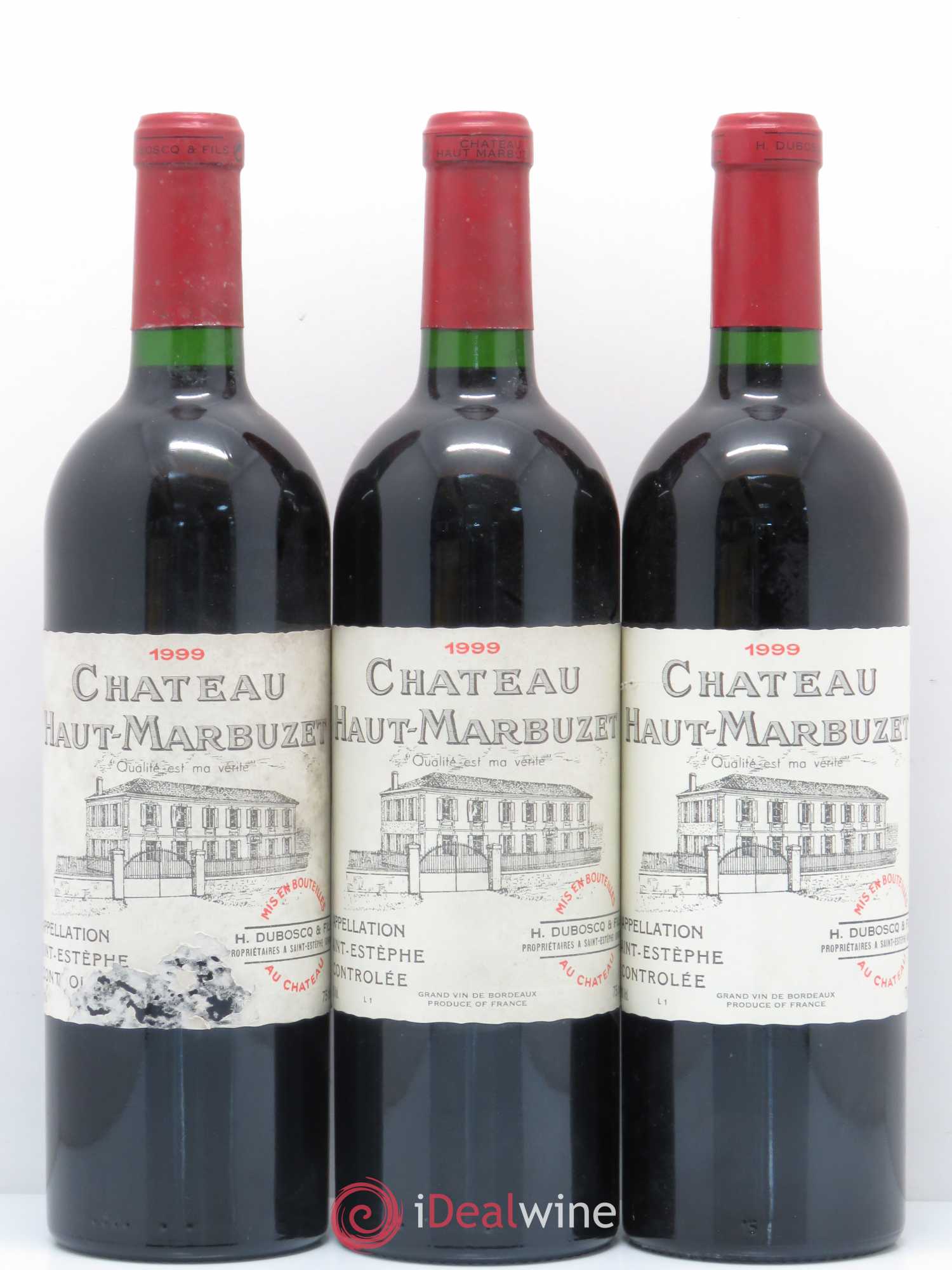Château Haut Marbuzet 1999 - Lot de 12 bouteilles - 2